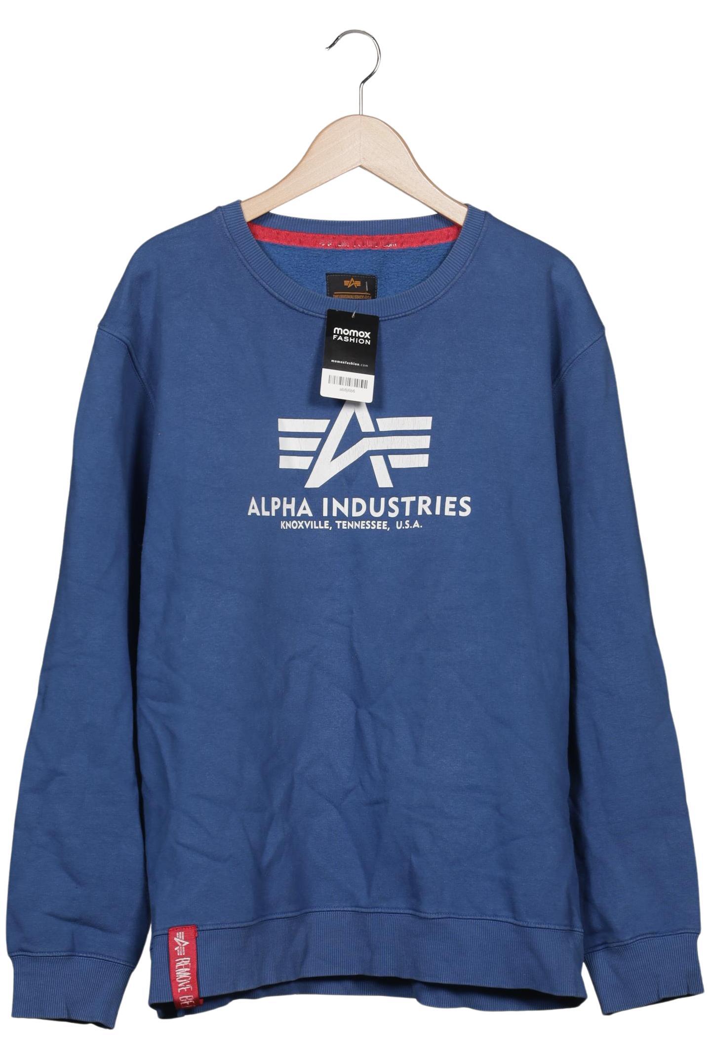 

Alpha industries Herren Sweatshirt, blau, Gr. 56