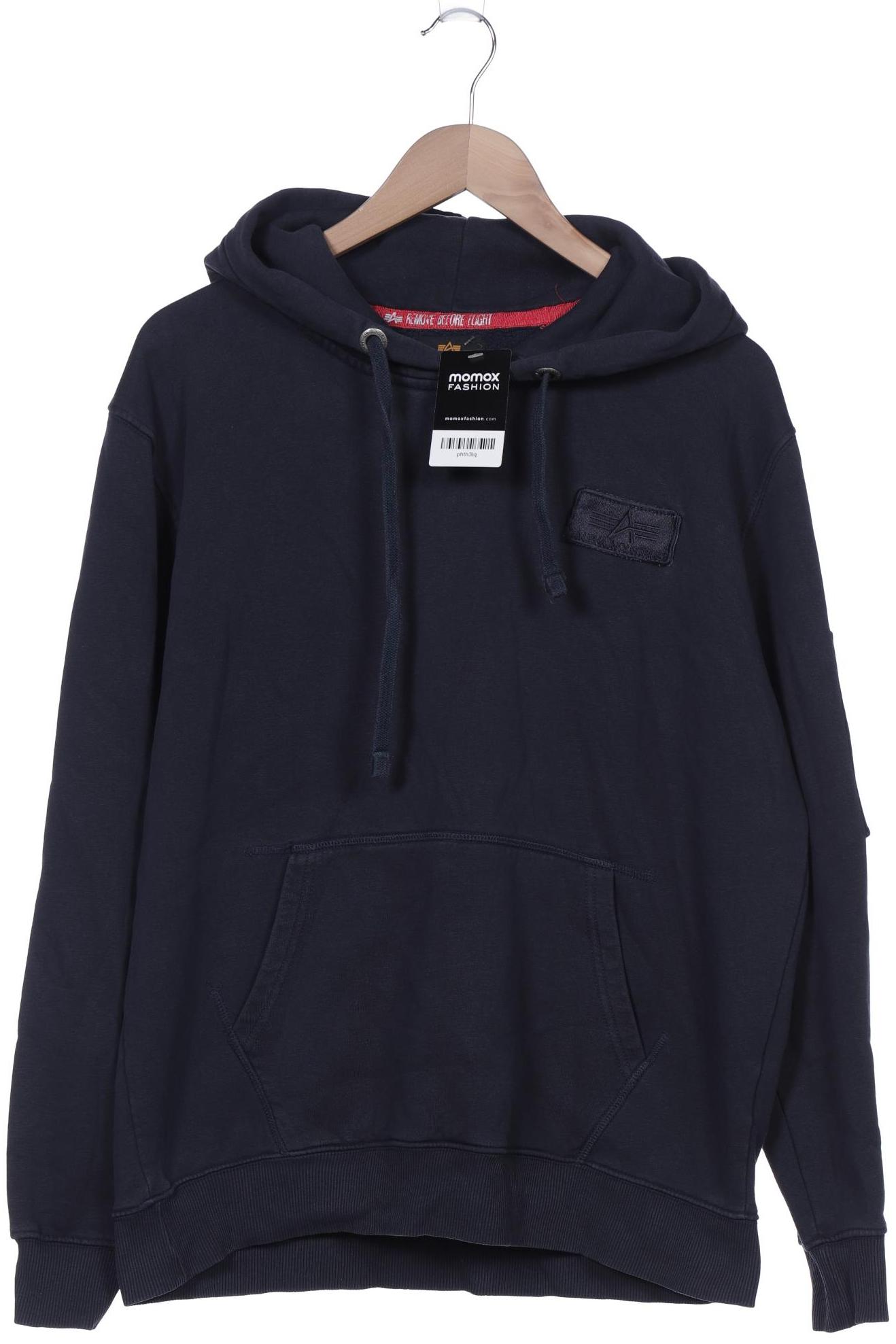 

Alpha industries Herren Kapuzenpullover, marineblau, Gr. 52