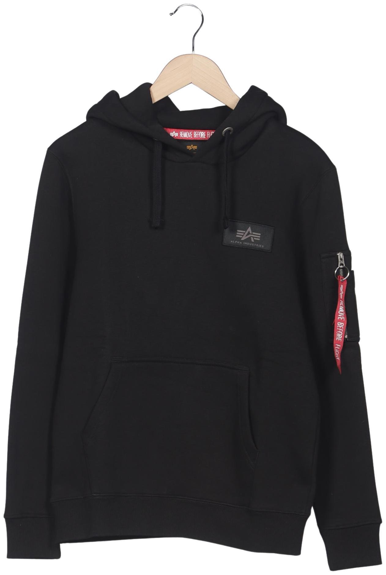 

Alpha industries Herren Kapuzenpullover, schwarz, Gr. 46