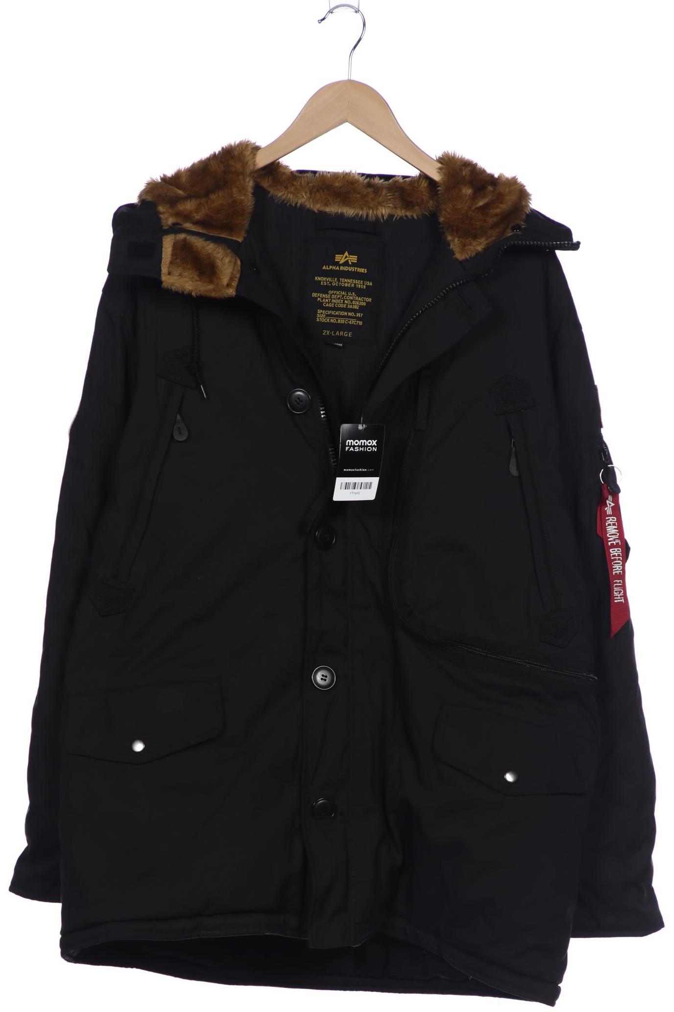 

Alpha industries Herren Jacke, schwarz, Gr. 56