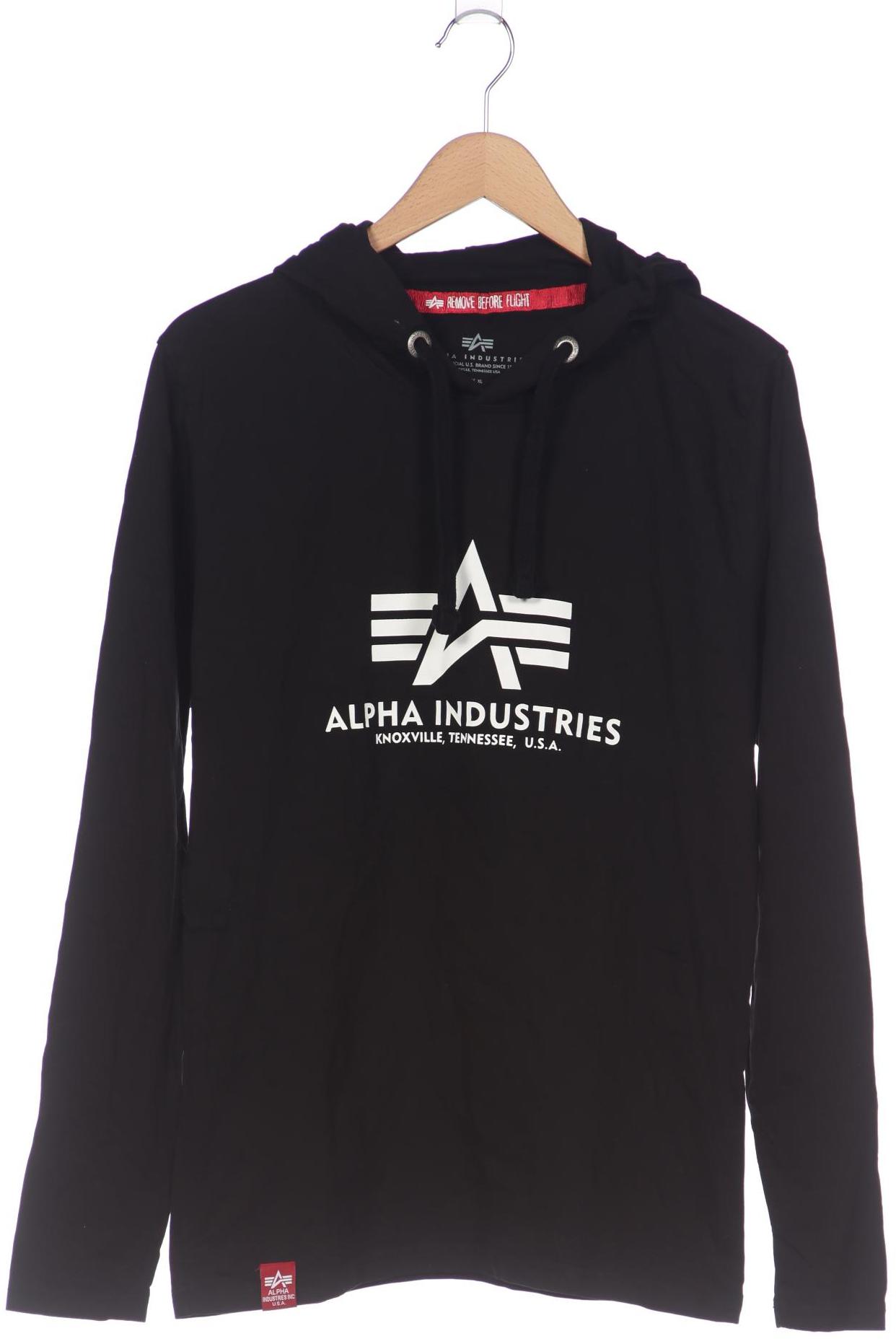 

Alpha industries Herren Kapuzenpullover, schwarz, Gr. 54