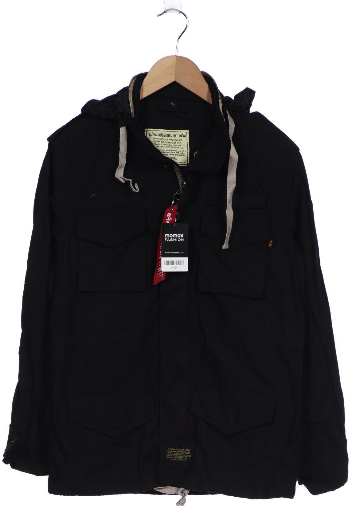 

Alpha industries Herren Jacke, schwarz, Gr. 46
