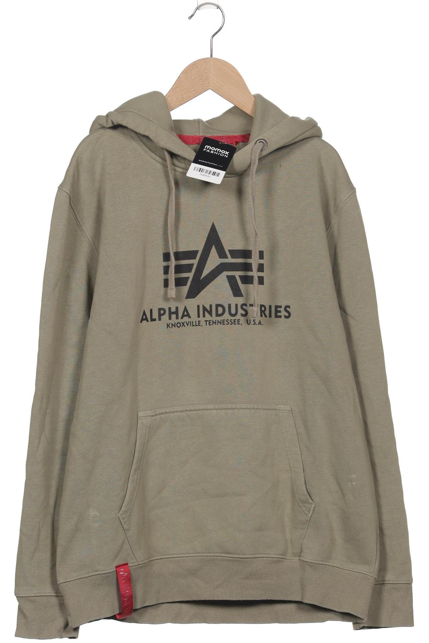 

Alpha industries Herren Kapuzenpullover, grün, Gr. 52