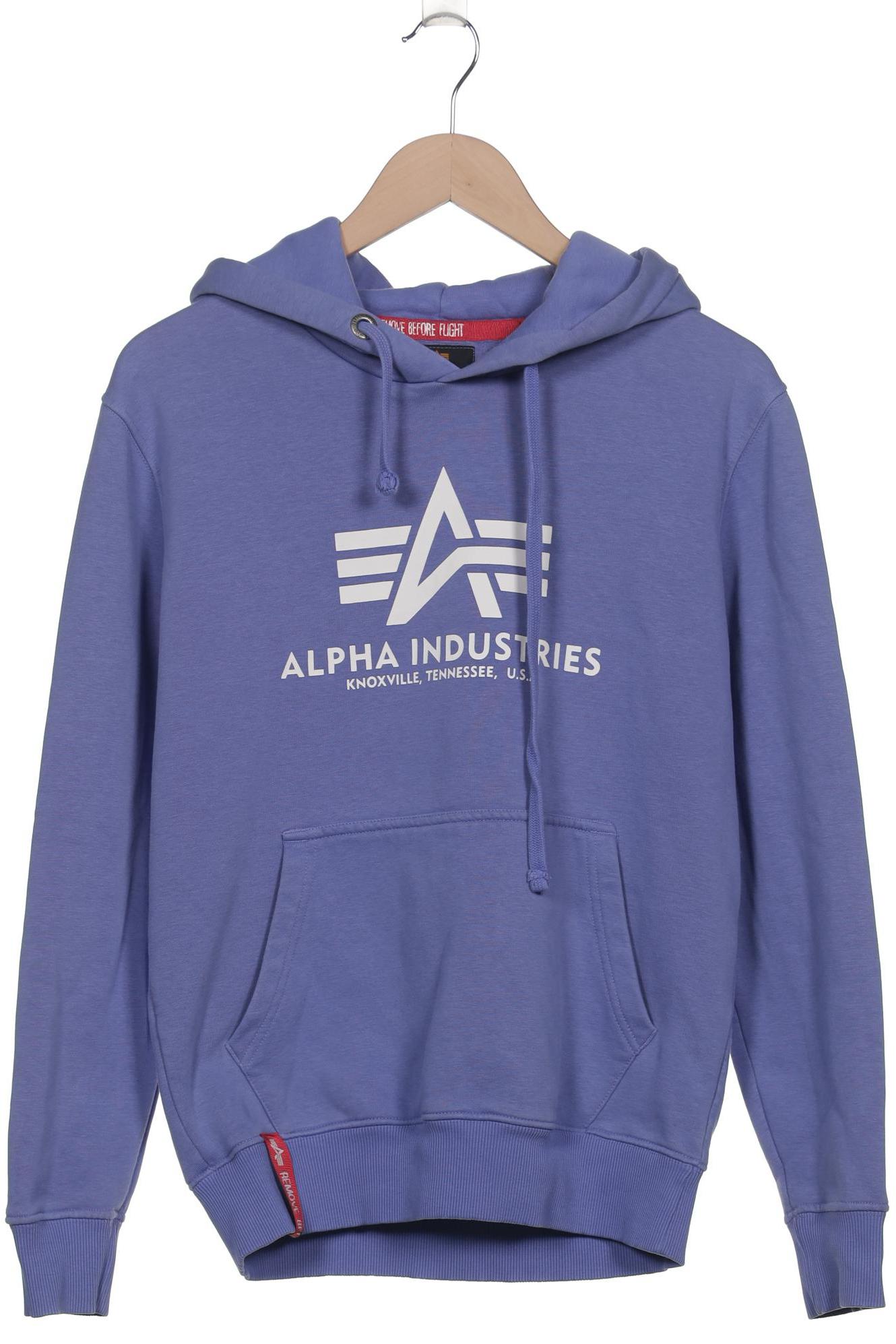 

Alpha industries Herren Kapuzenpullover, flieder, Gr. 46