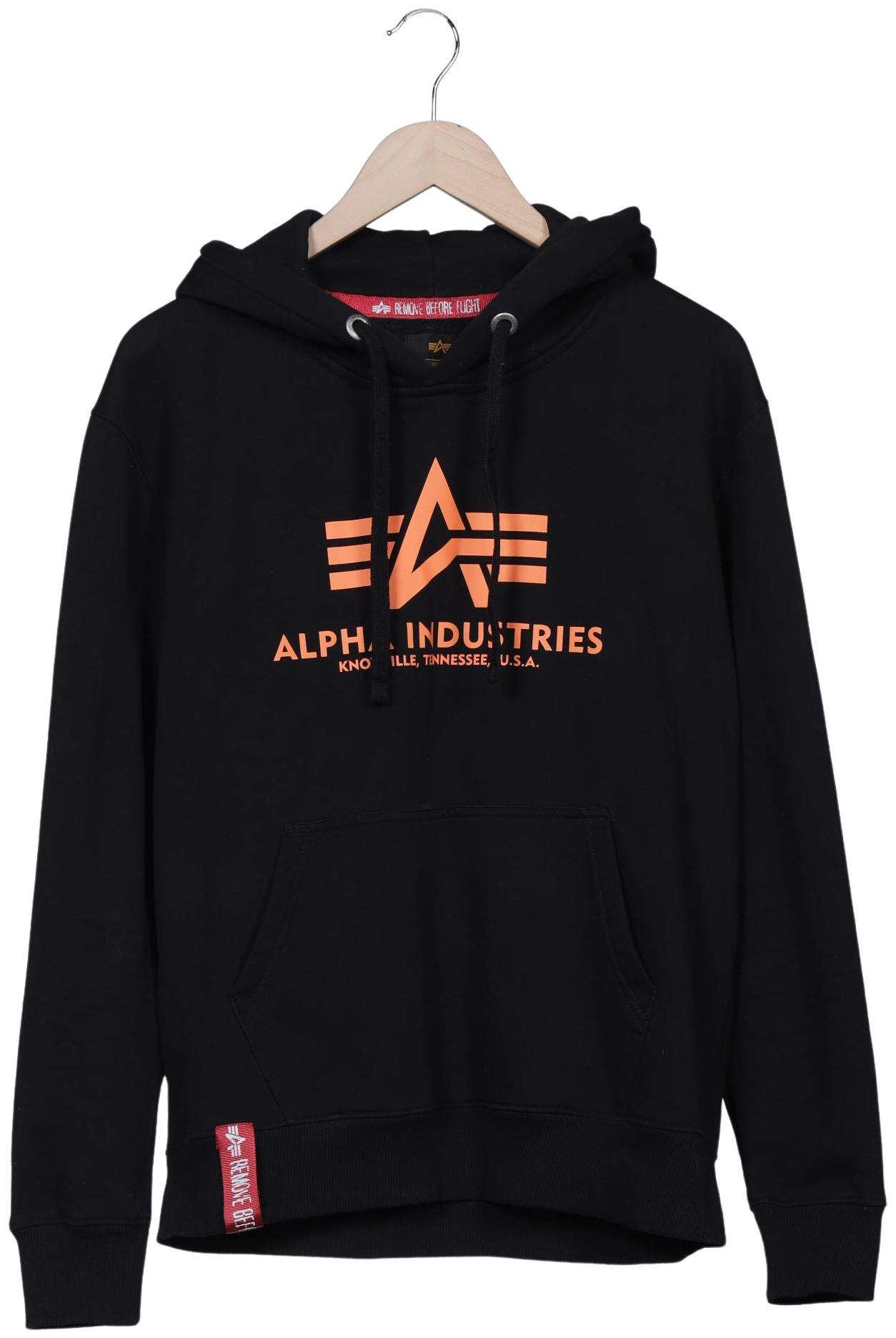 

Alpha industries Herren Kapuzenpullover, schwarz, Gr. 48