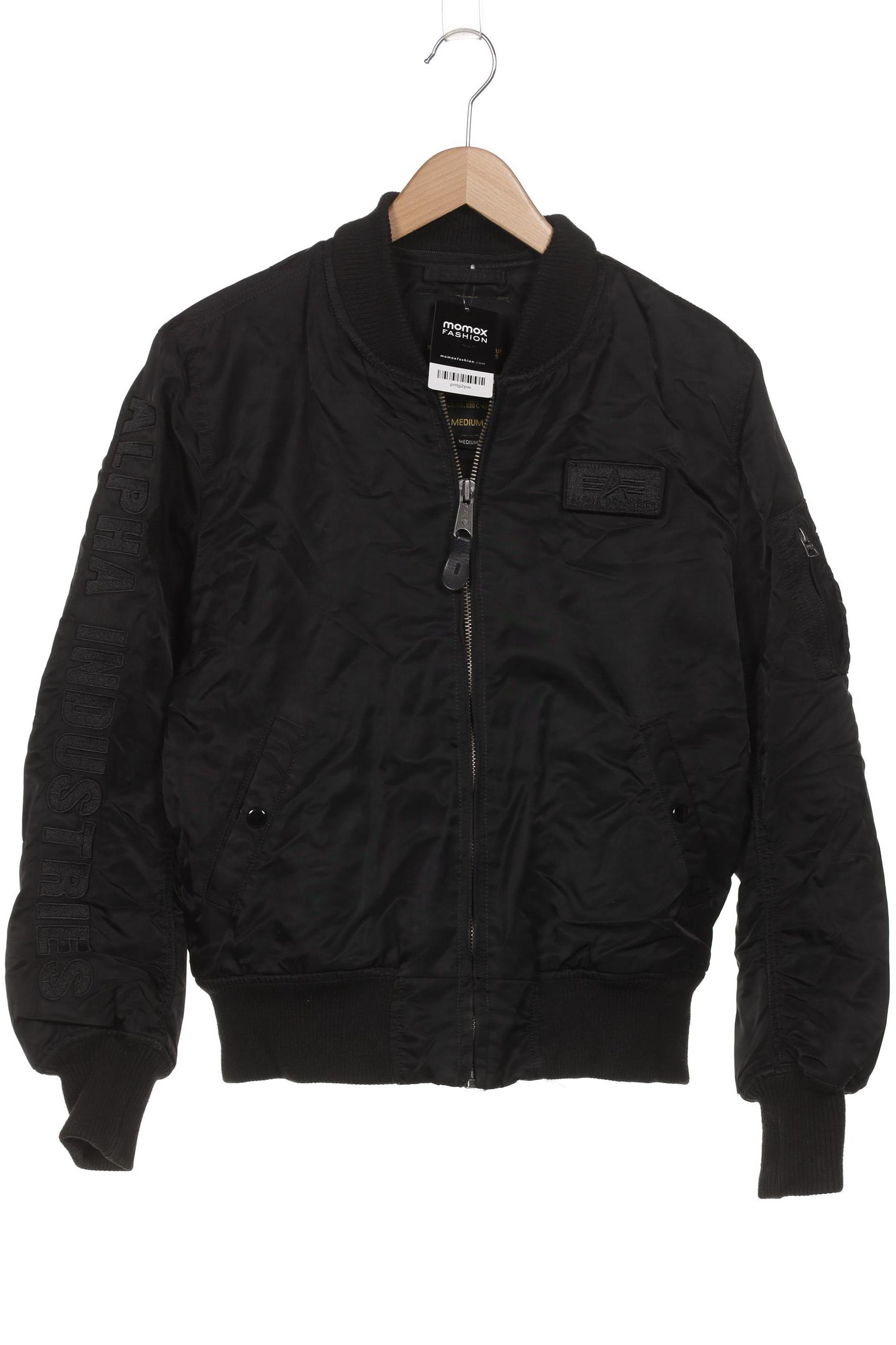 

Alpha industries Herren Jacke, schwarz, Gr. 48
