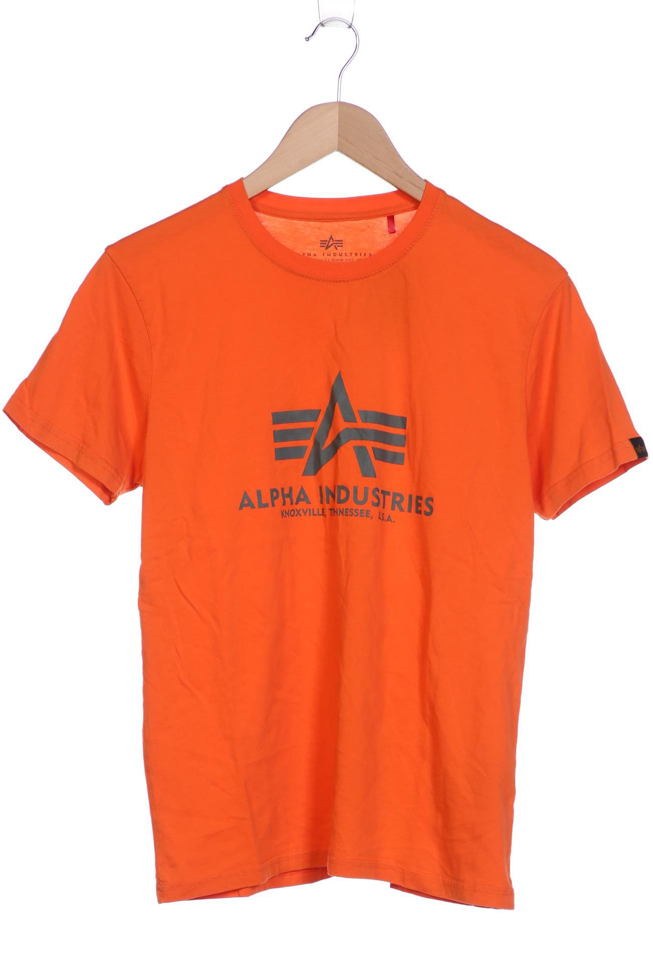 

Alpha industries Herren T-Shirt, orange, Gr. 48