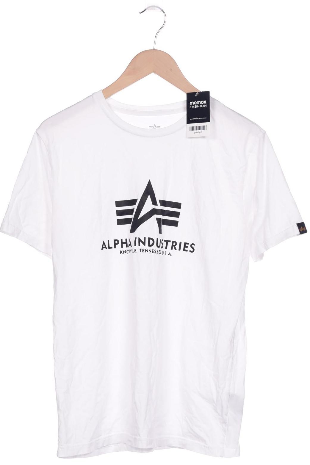 

Alpha industries Herren T-Shirt, weiß, Gr. 52