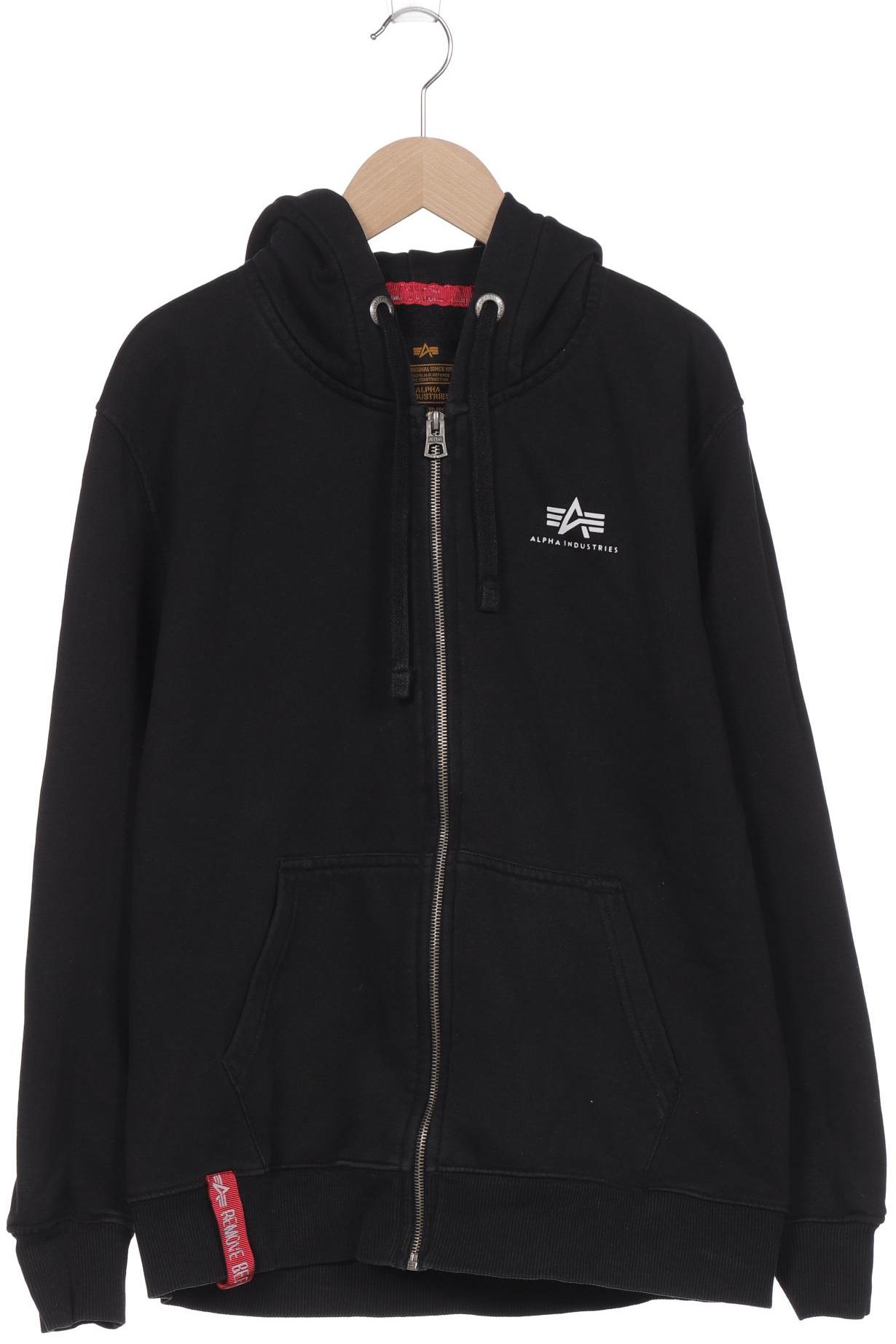 

Alpha industries Herren Kapuzenpullover, schwarz