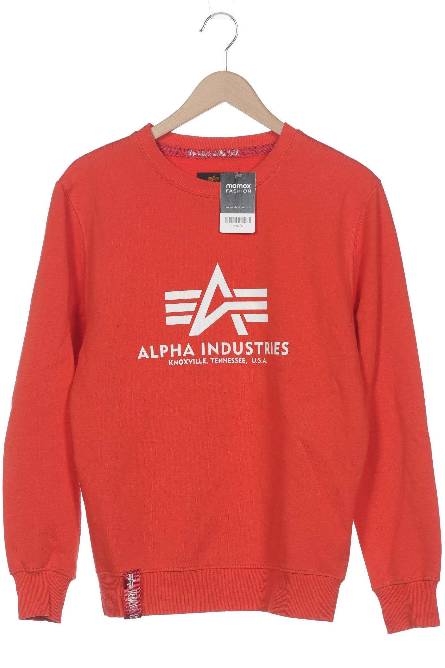 

Alpha industries Herren Sweatshirt, rot, Gr. 46