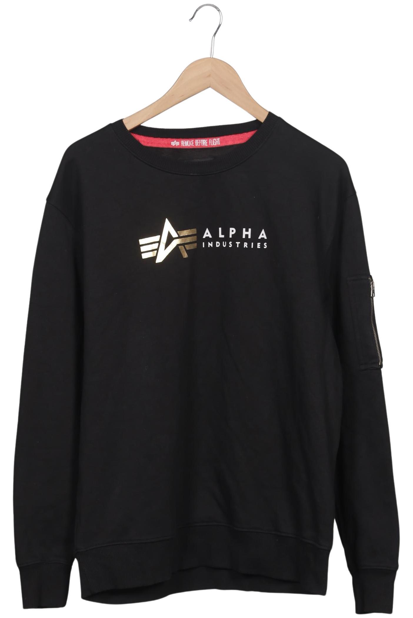 

Alpha industries Herren Sweatshirt, schwarz, Gr. 54