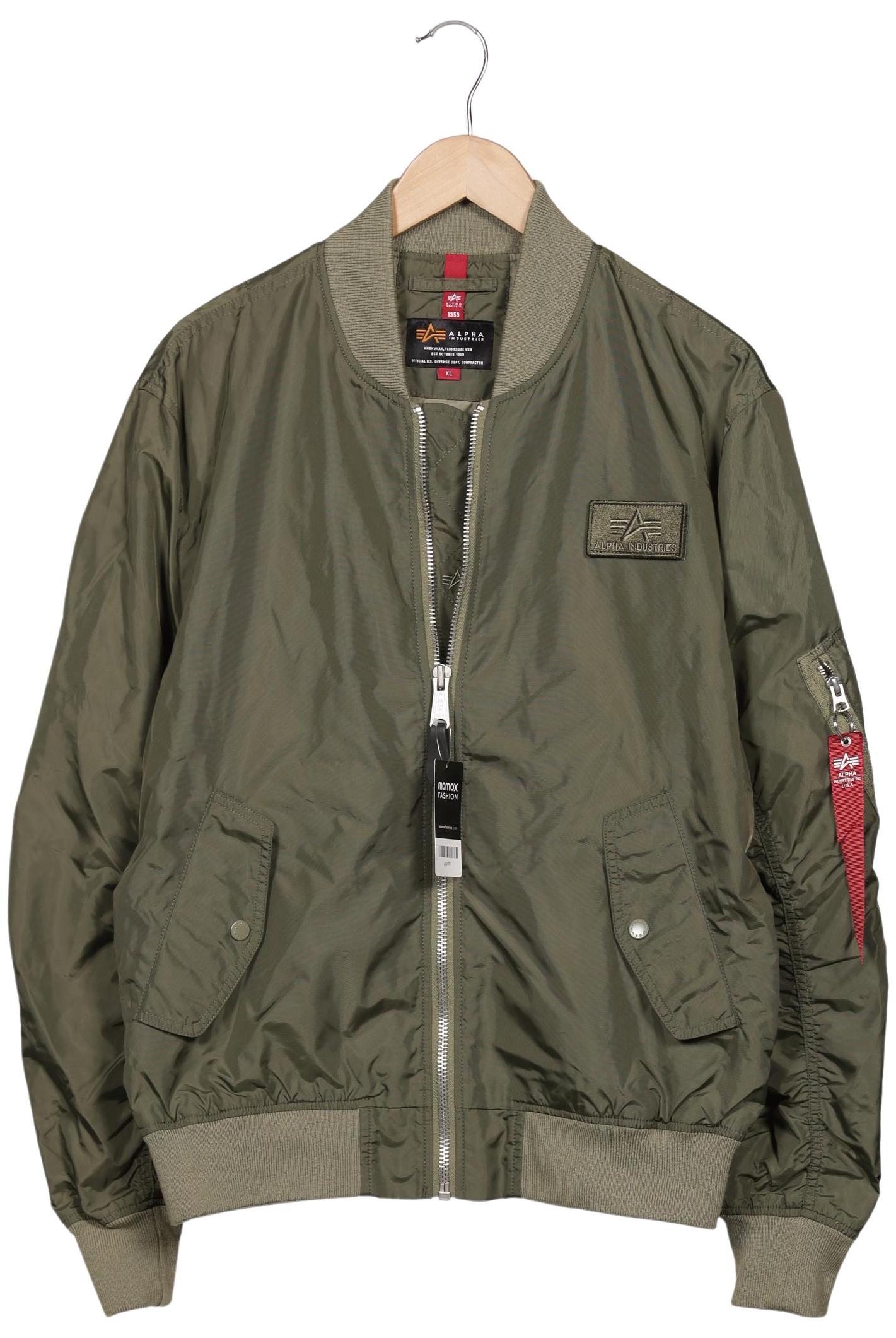 

Alpha industries Herren Jacke, grün, Gr. 54