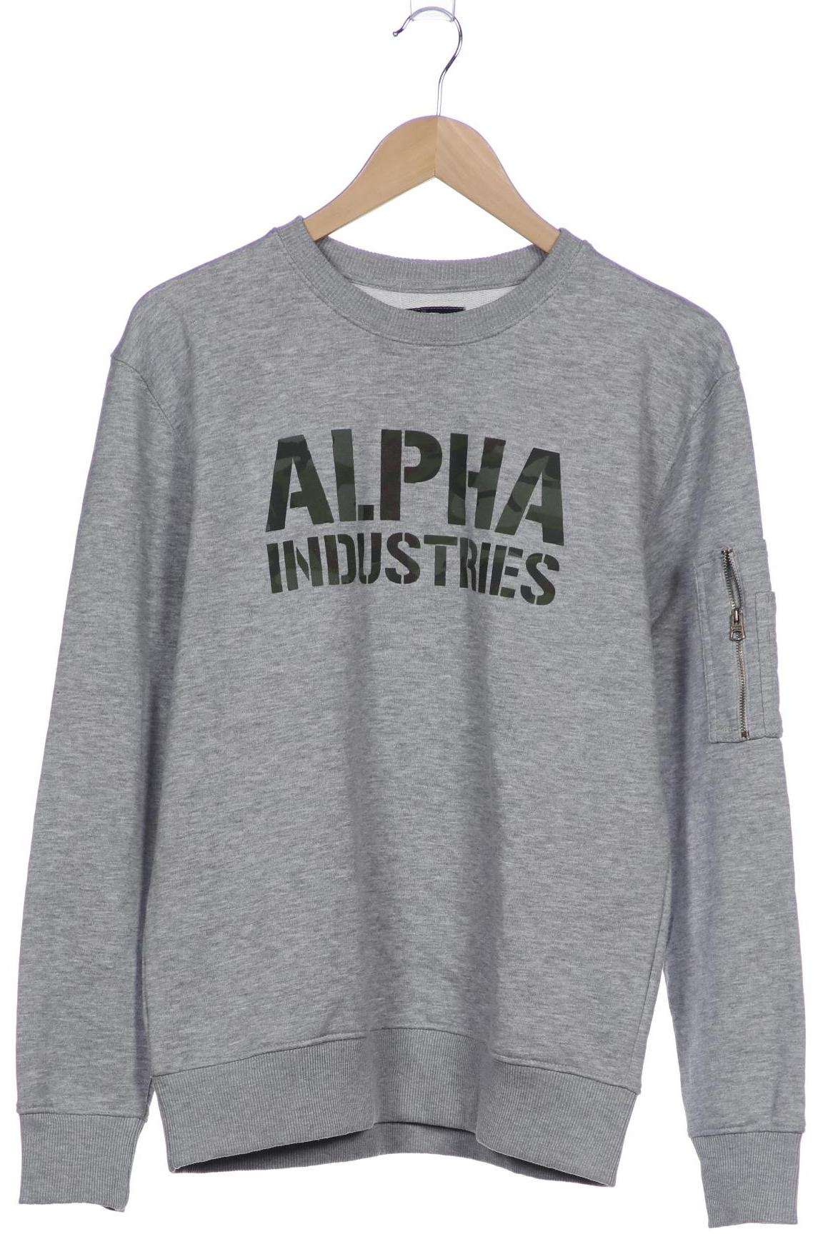 

Alpha industries Herren Sweatshirt, grau, Gr. 46