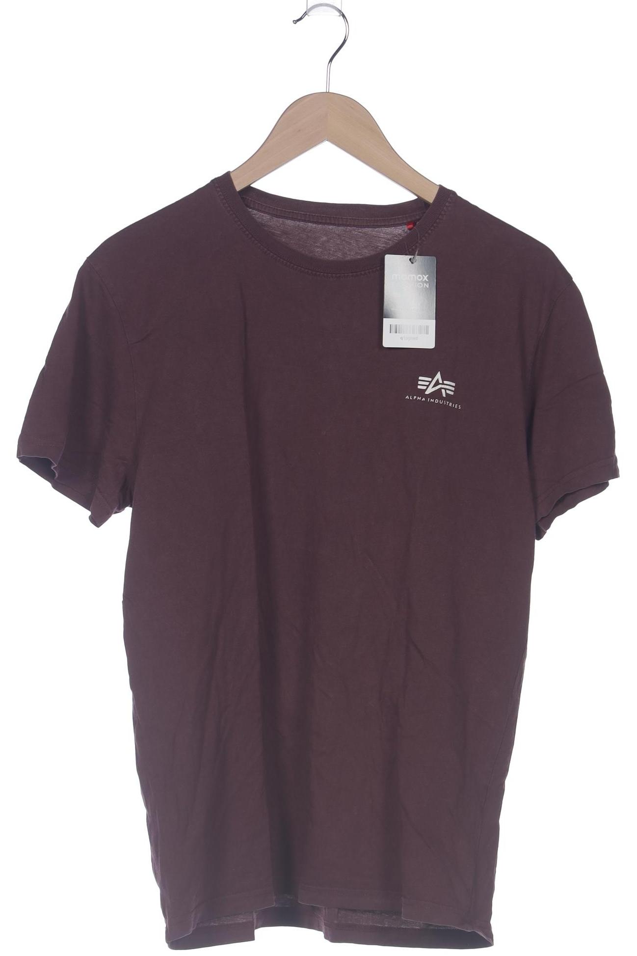 

Alpha industries Herren T-Shirt, bordeaux, Gr. 48