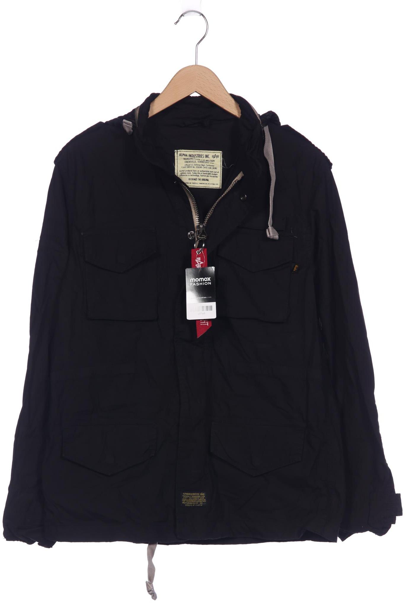 

Alpha industries Herren Jacke, schwarz, Gr. 48