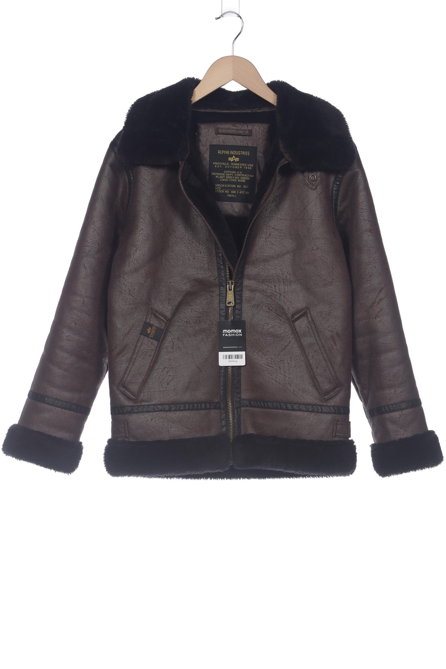 

Alpha industries Herren Jacke, braun, Gr. 46