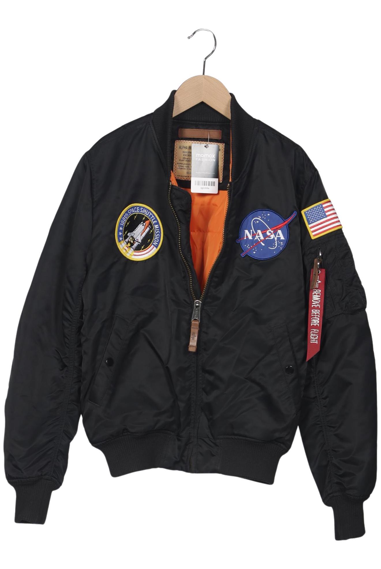 

Alpha industries Herren Jacke, schwarz, Gr. 48