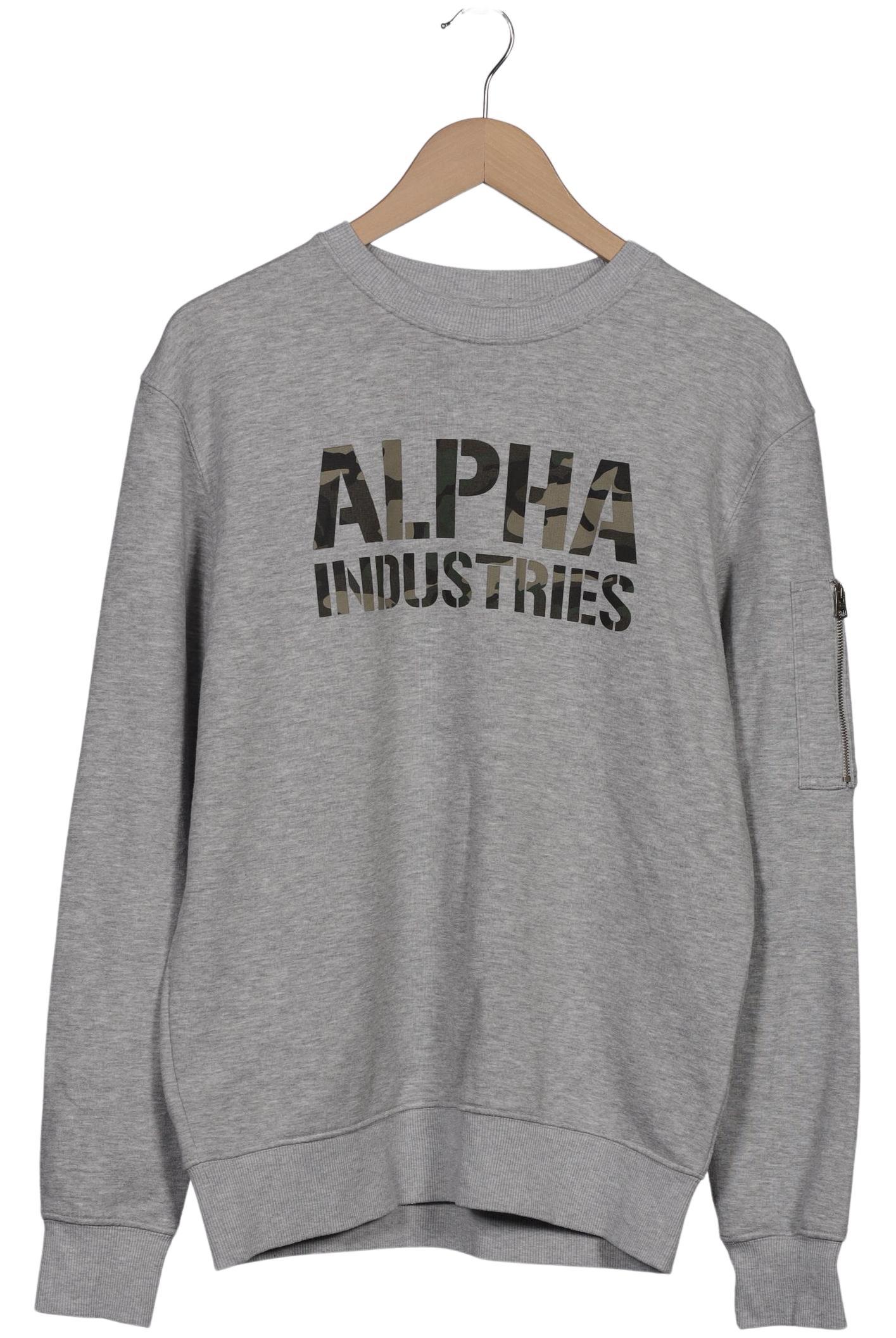 

Alpha industries Herren Sweatshirt, grau, Gr. 48