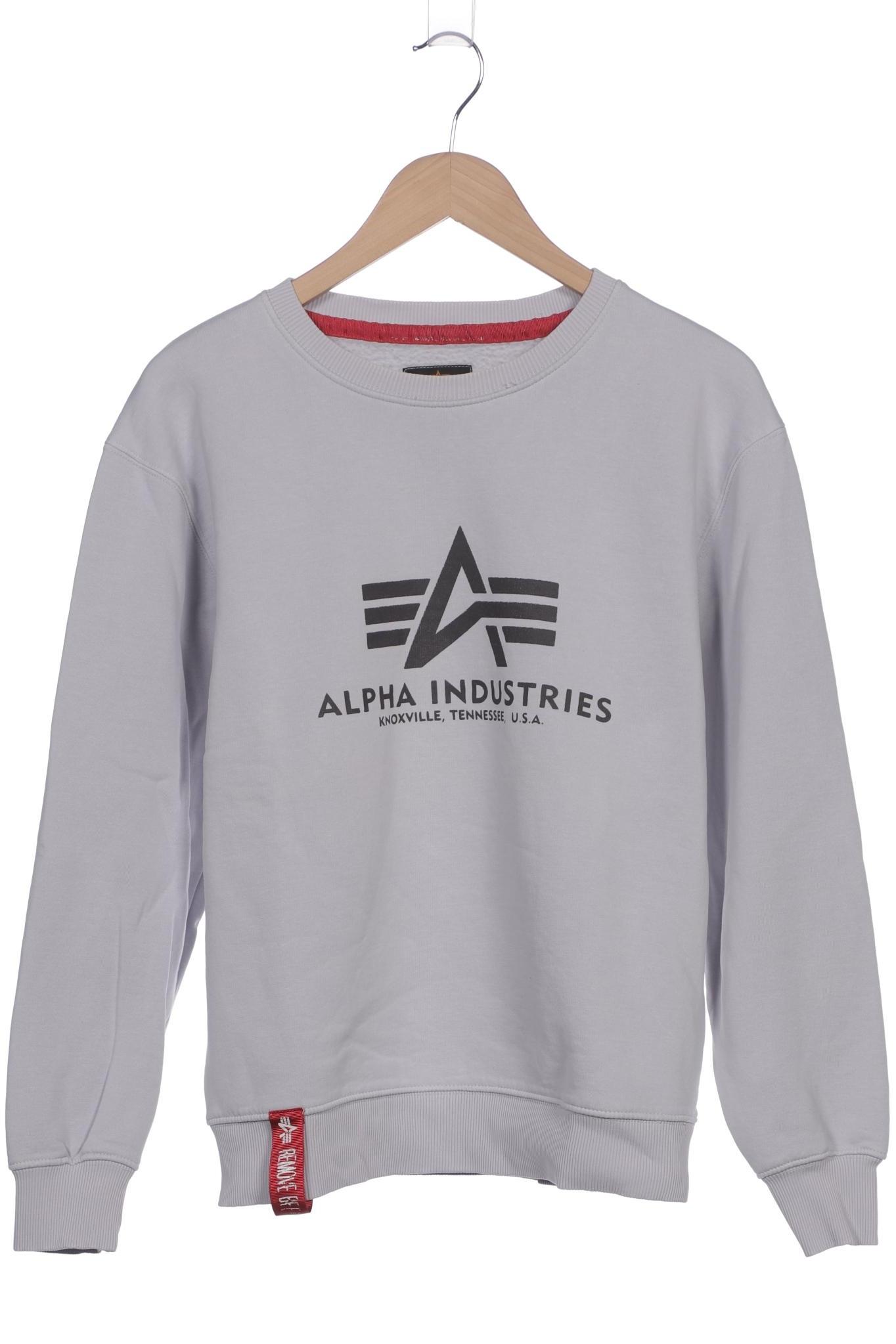 

Alpha industries Herren Sweatshirt, grau, Gr. 48