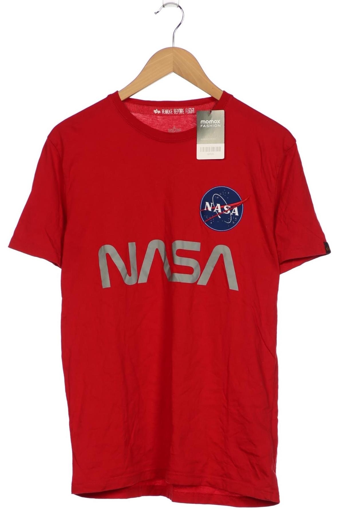

Alpha industries Herren T-Shirt, rot, Gr. 48