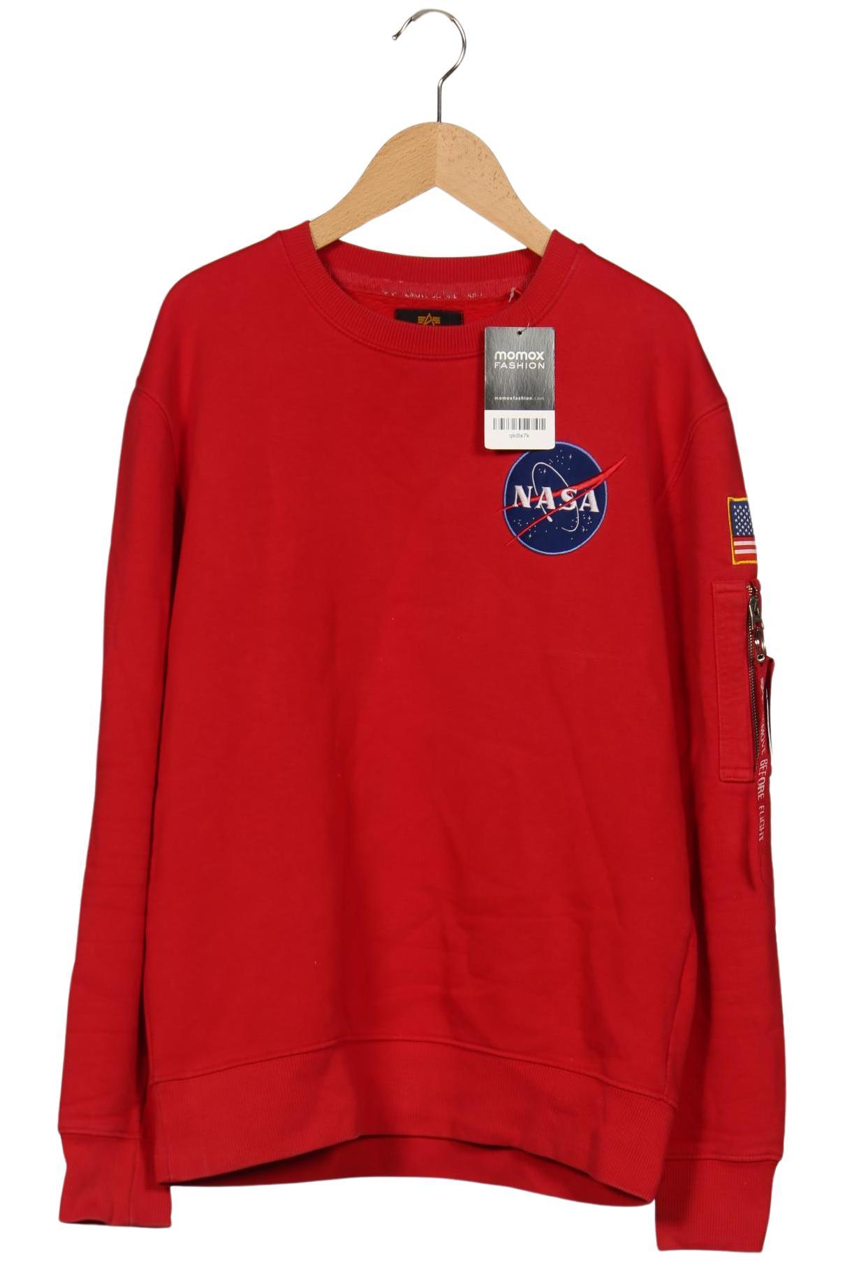 

Alpha industries Herren Sweatshirt, rot, Gr. 46
