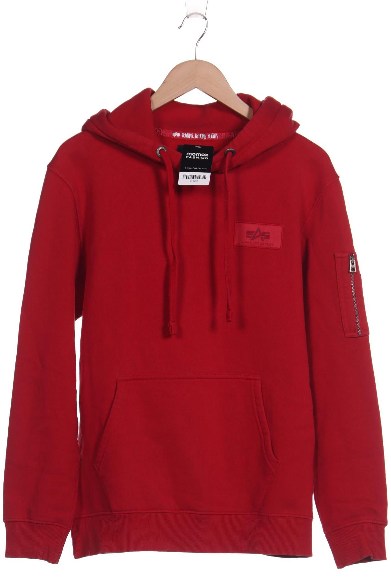 

Alpha industries Herren Kapuzenpullover, rot, Gr. 48