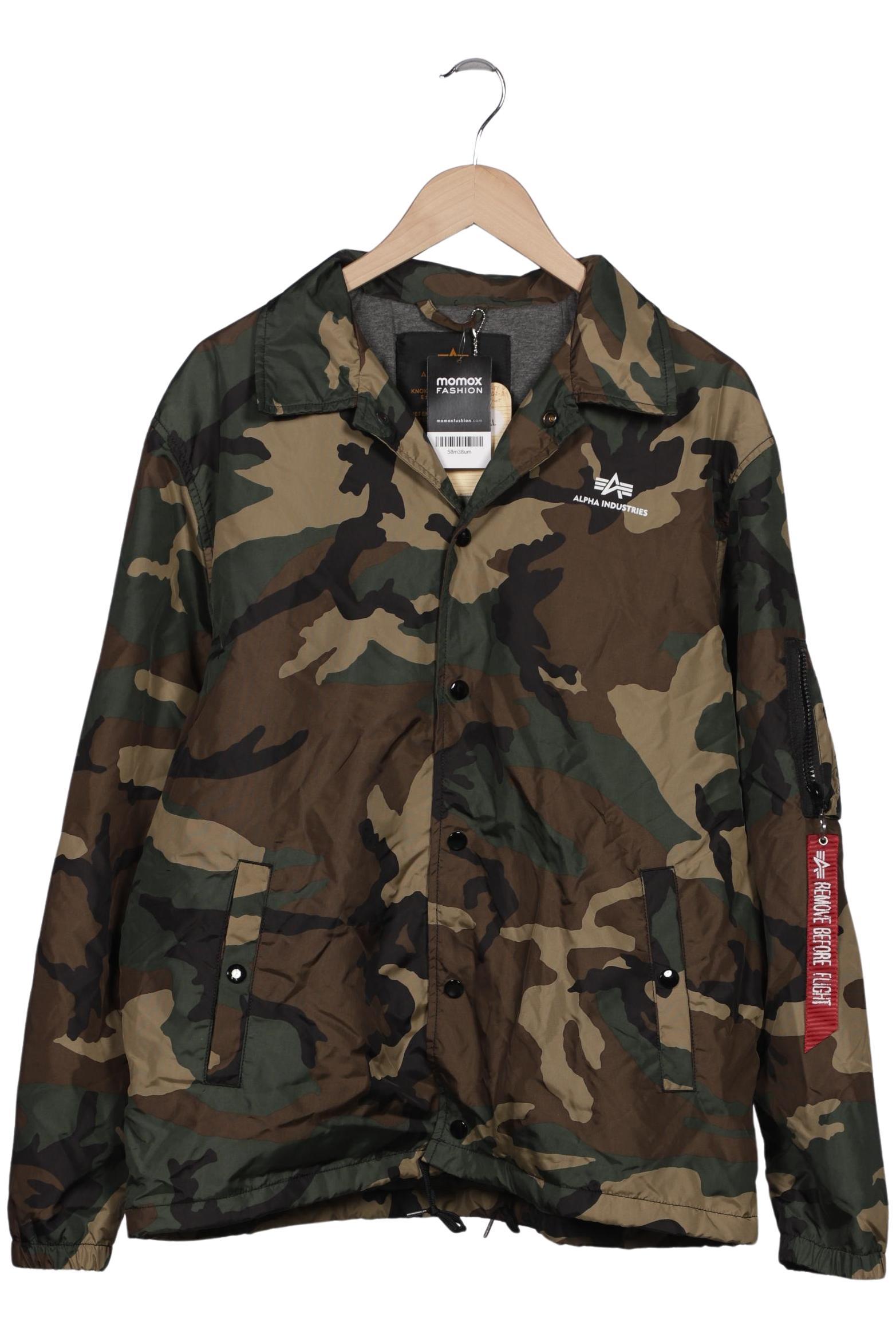 

Alpha industries Herren Jacke, grün, Gr. 54