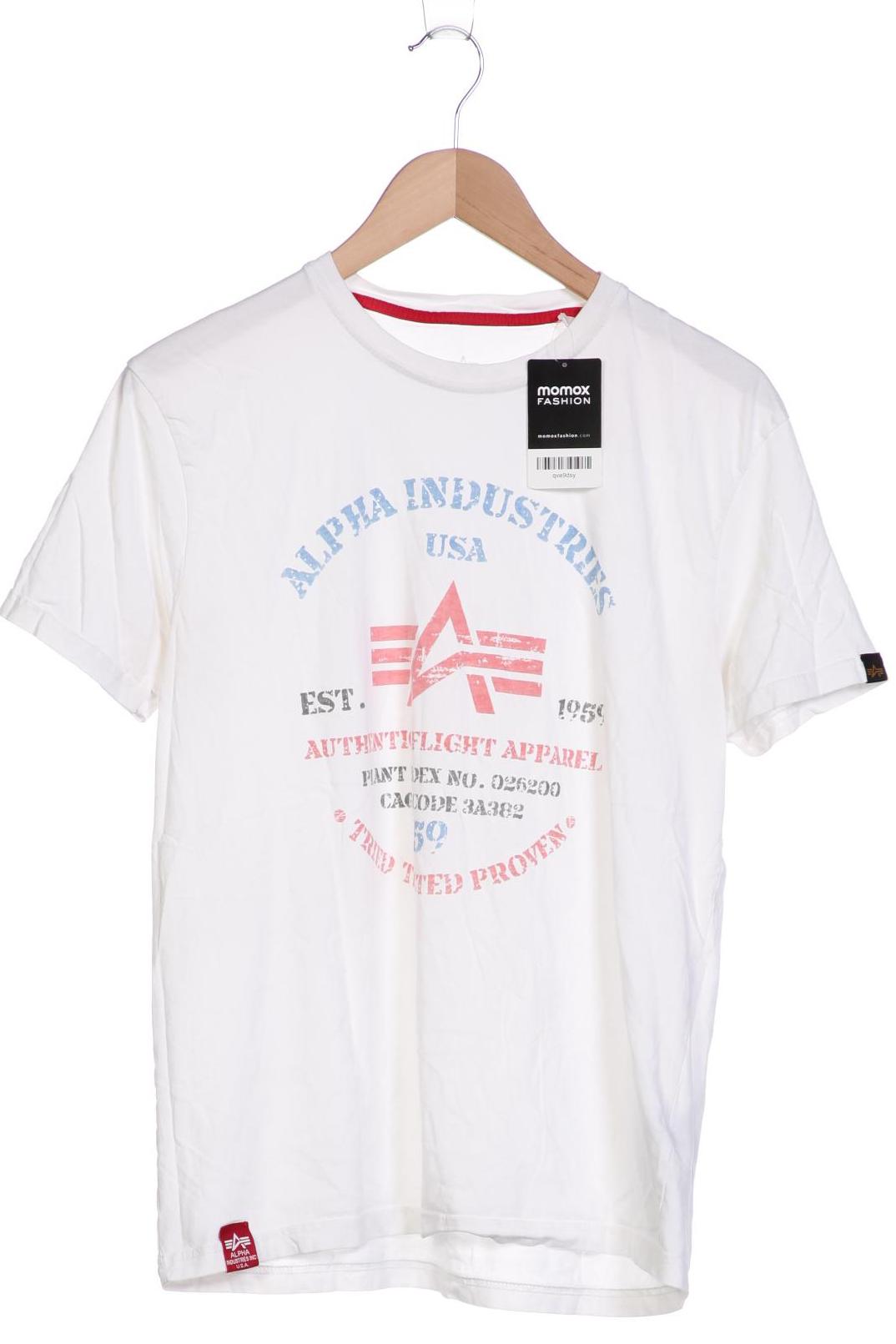 

Alpha industries Herren T-Shirt, weiß