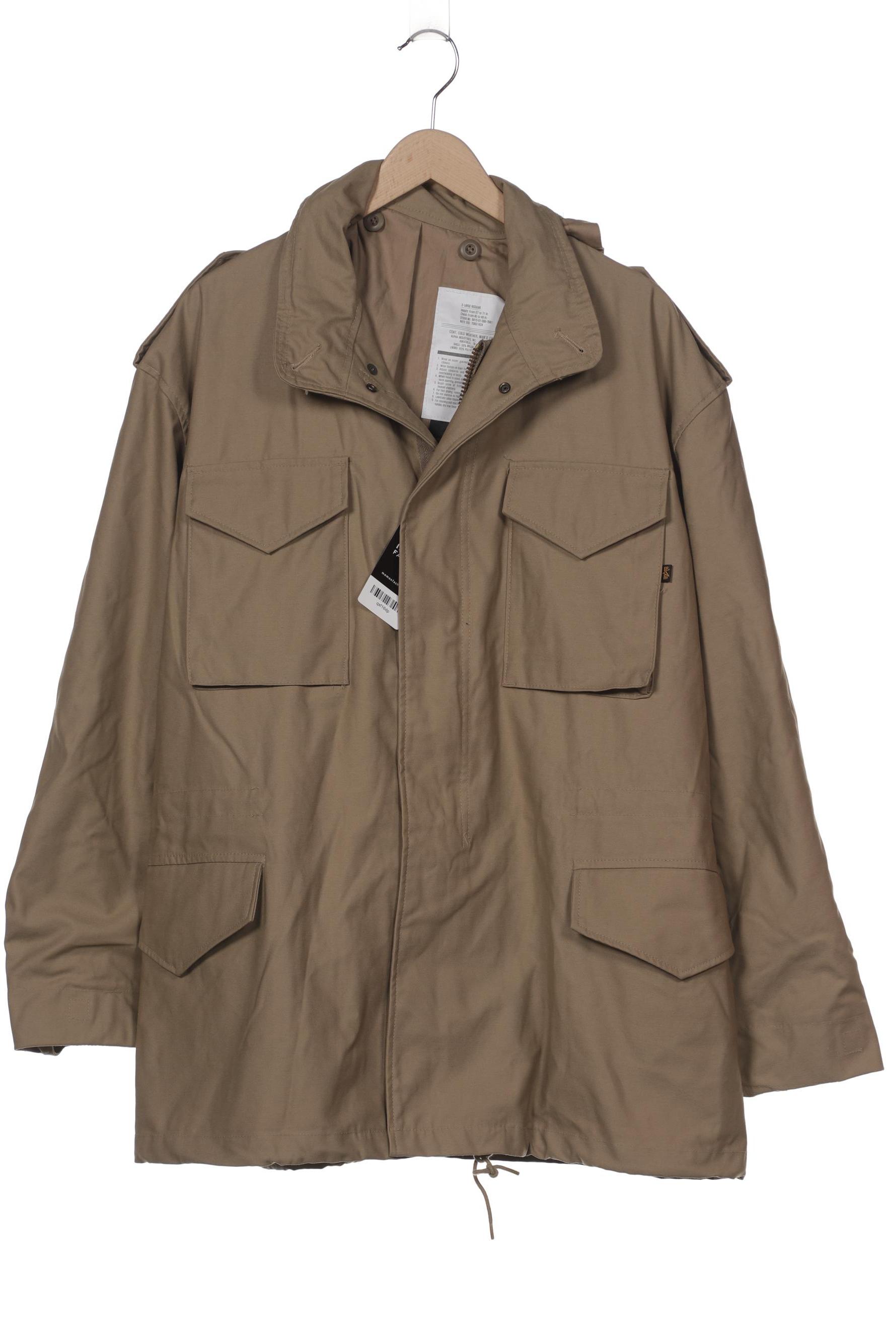 

Alpha industries Herren Jacke, braun, Gr. 54