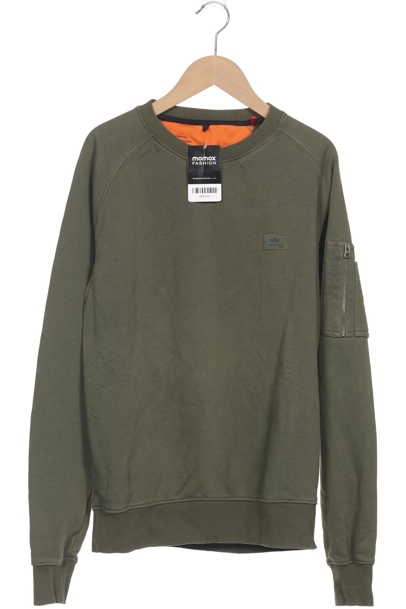 

Alpha industries Herren Pullover, grün, Gr. 46