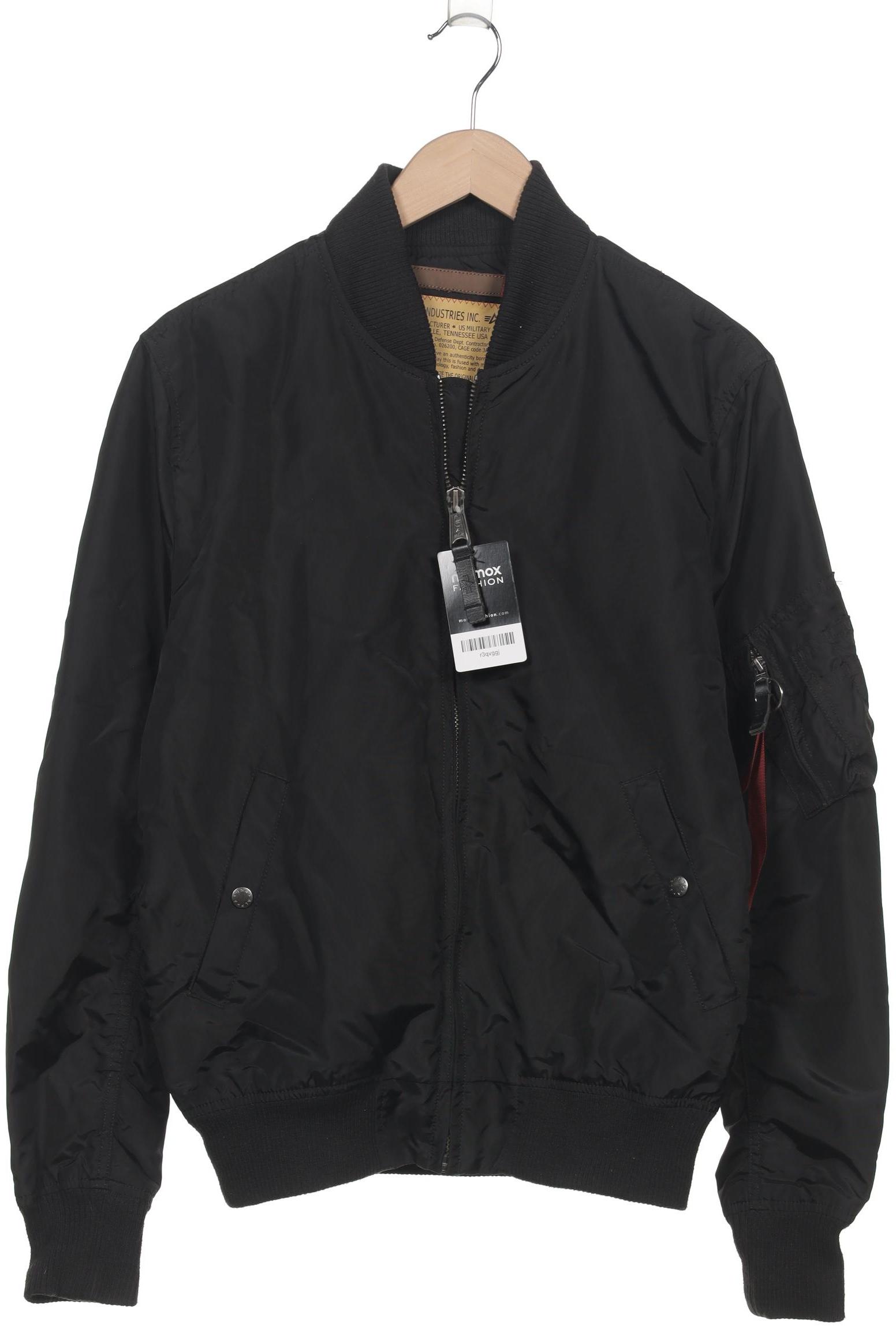 

Alpha industries Herren Jacke, schwarz, Gr. 48