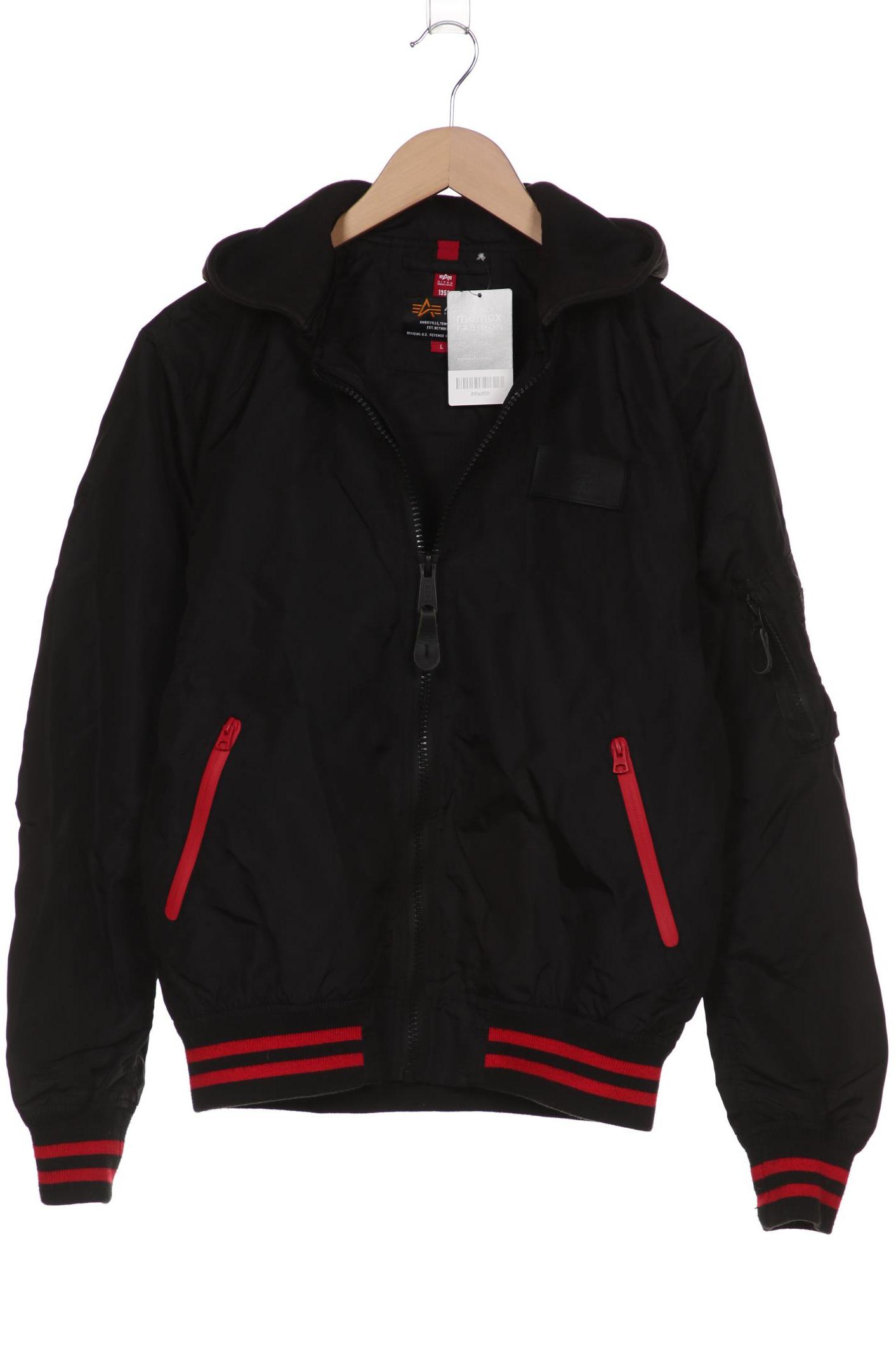 

Alpha industries Herren Jacke, schwarz, Gr. 52