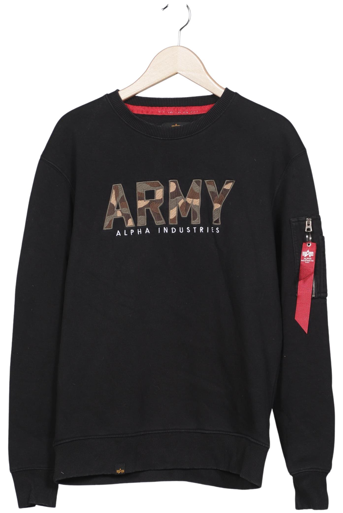 

Alpha industries Herren Sweatshirt, schwarz, Gr. 48