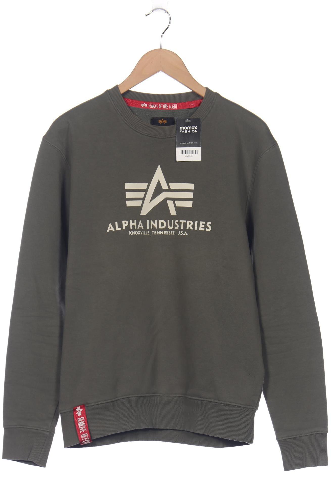 

Alpha industries Herren Sweatshirt, grün, Gr. 52