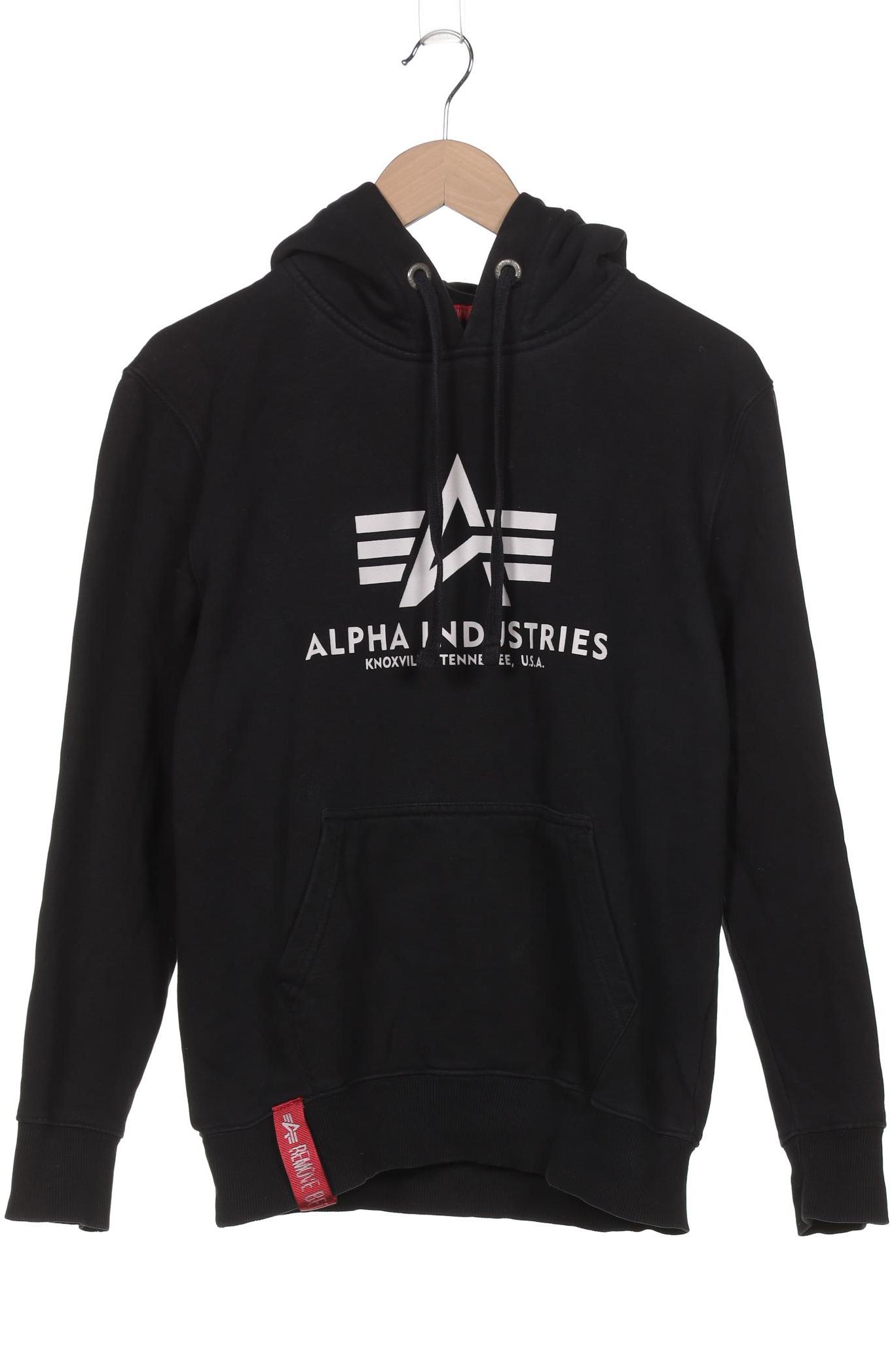 

Alpha industries Herren Kapuzenpullover, schwarz, Gr. 46