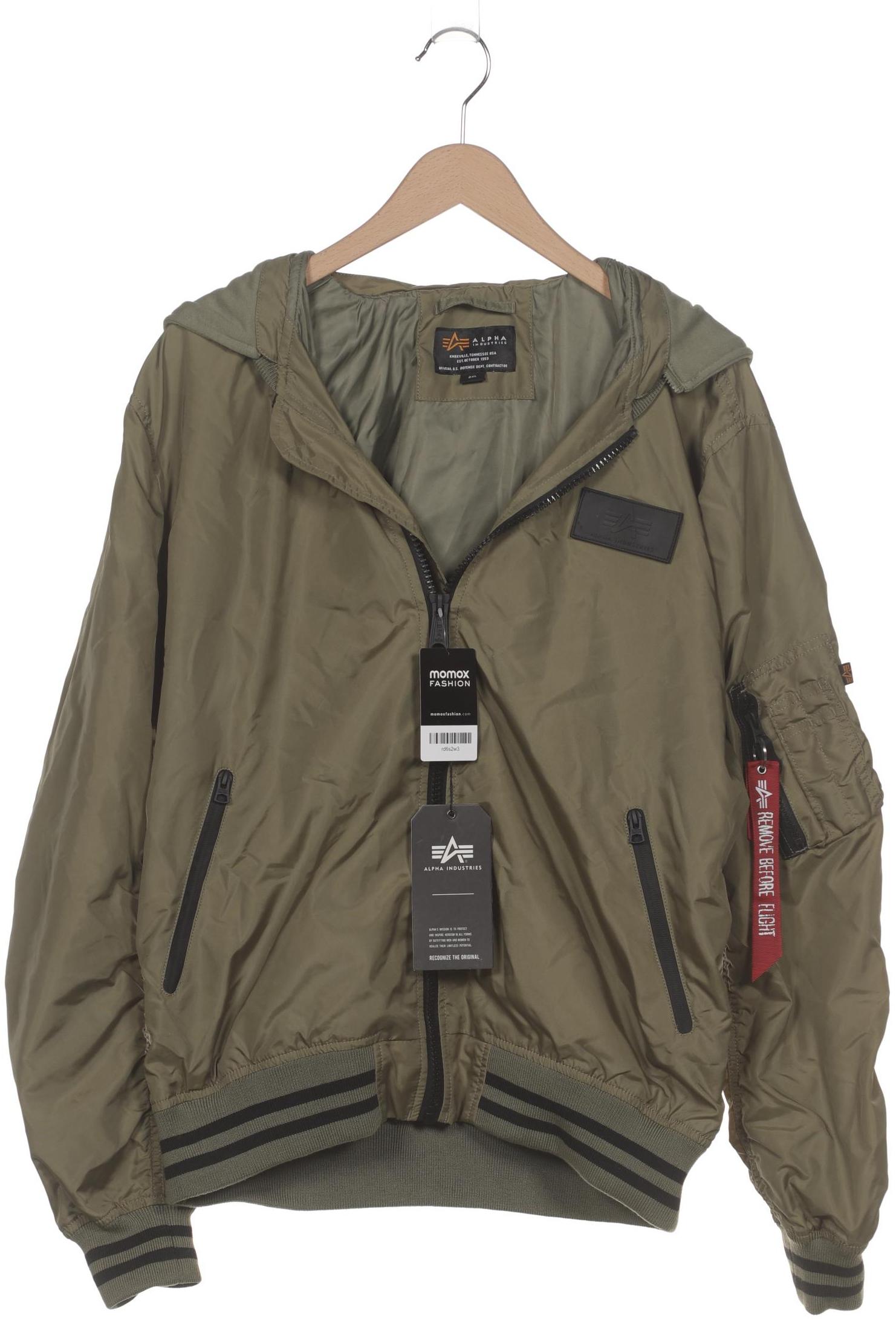 

Alpha industries Herren Jacke, grün, Gr. 56