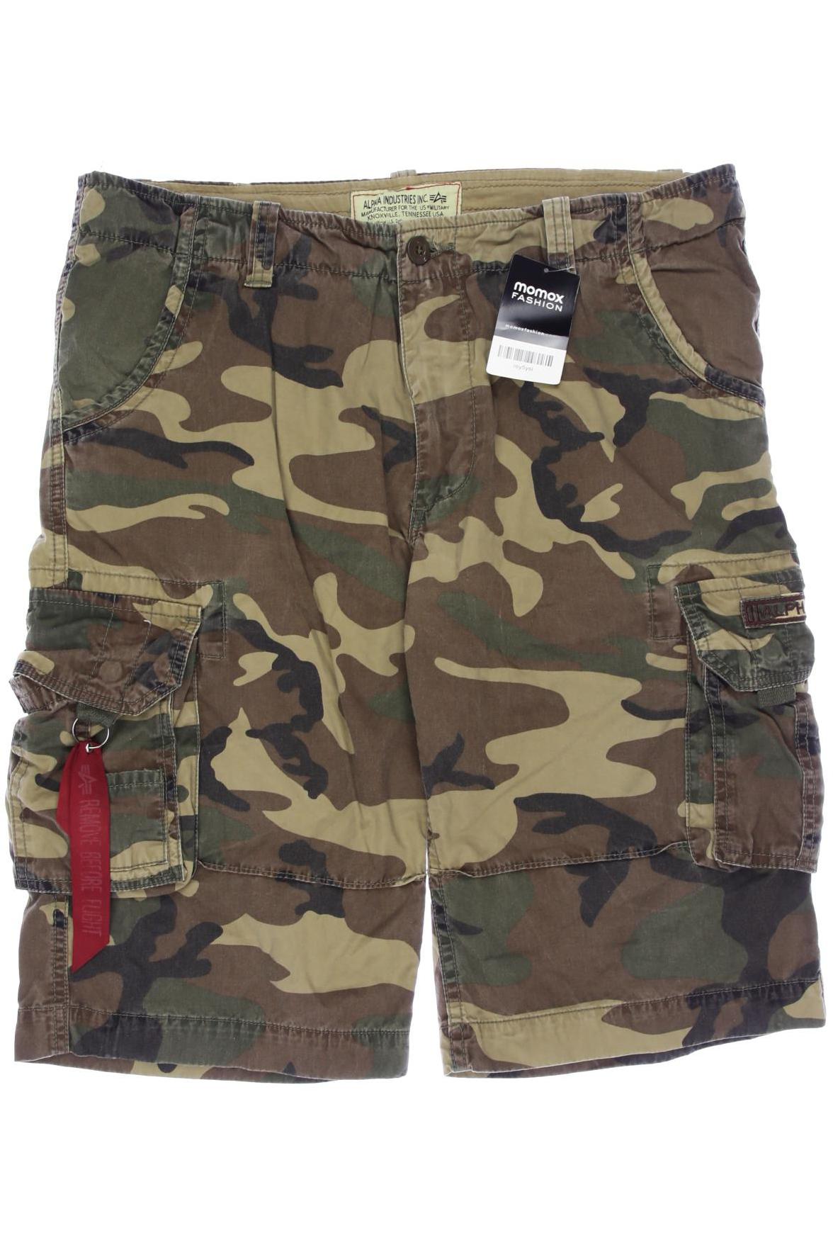 

Alpha industries Herren Shorts, grün, Gr. 36