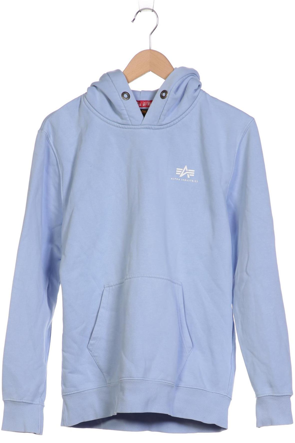 

Alpha industries Herren Kapuzenpullover, hellblau, Gr. 48