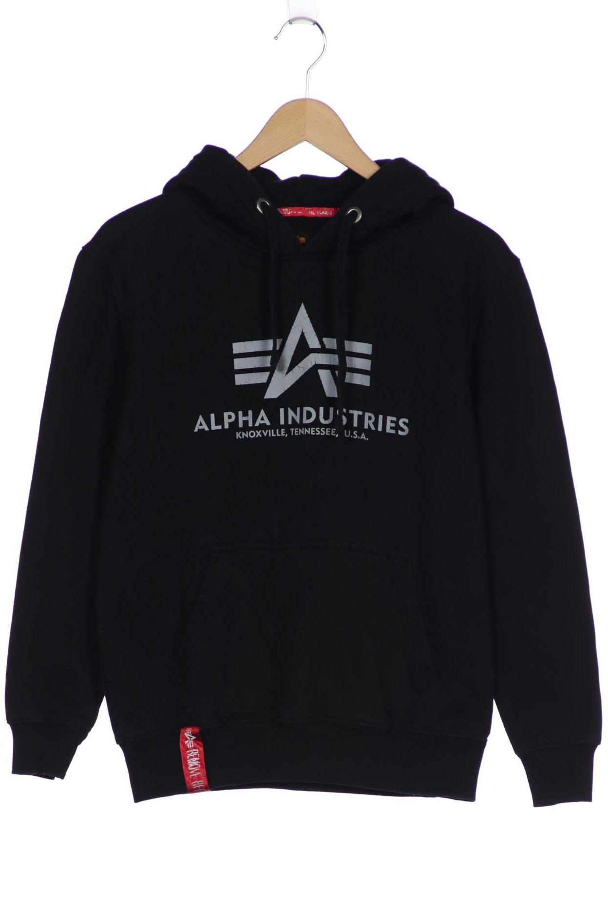 

Alpha industries Herren Kapuzenpullover, schwarz