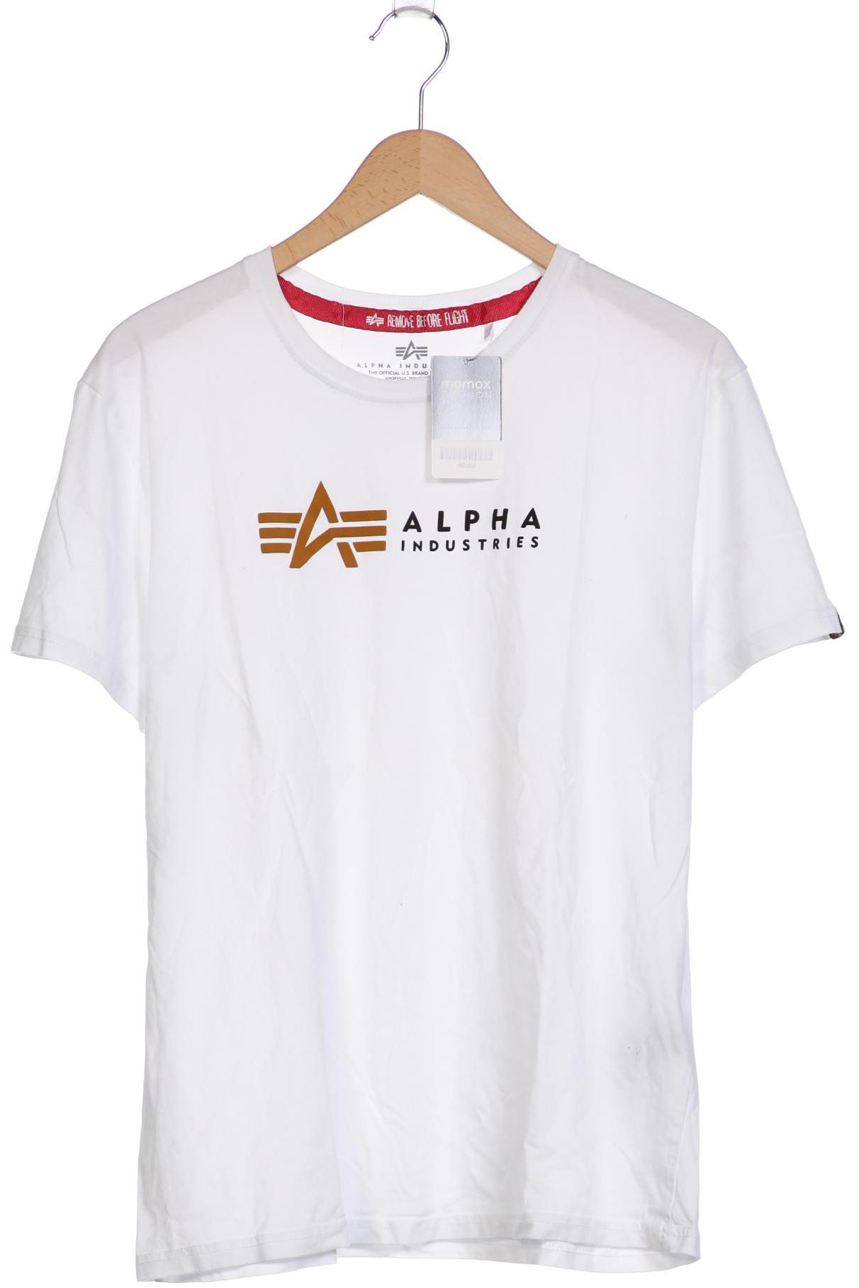 

Alpha industries Herren T-Shirt, weiß, Gr. 54