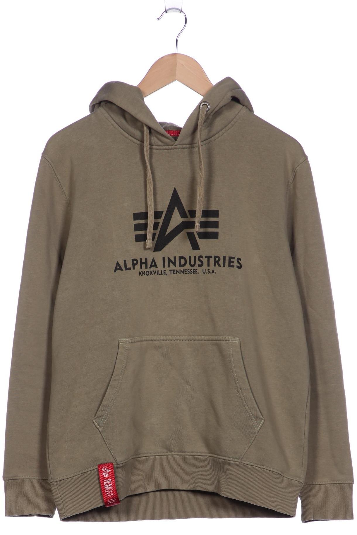

Alpha industries Herren Kapuzenpullover, grün, Gr. 48