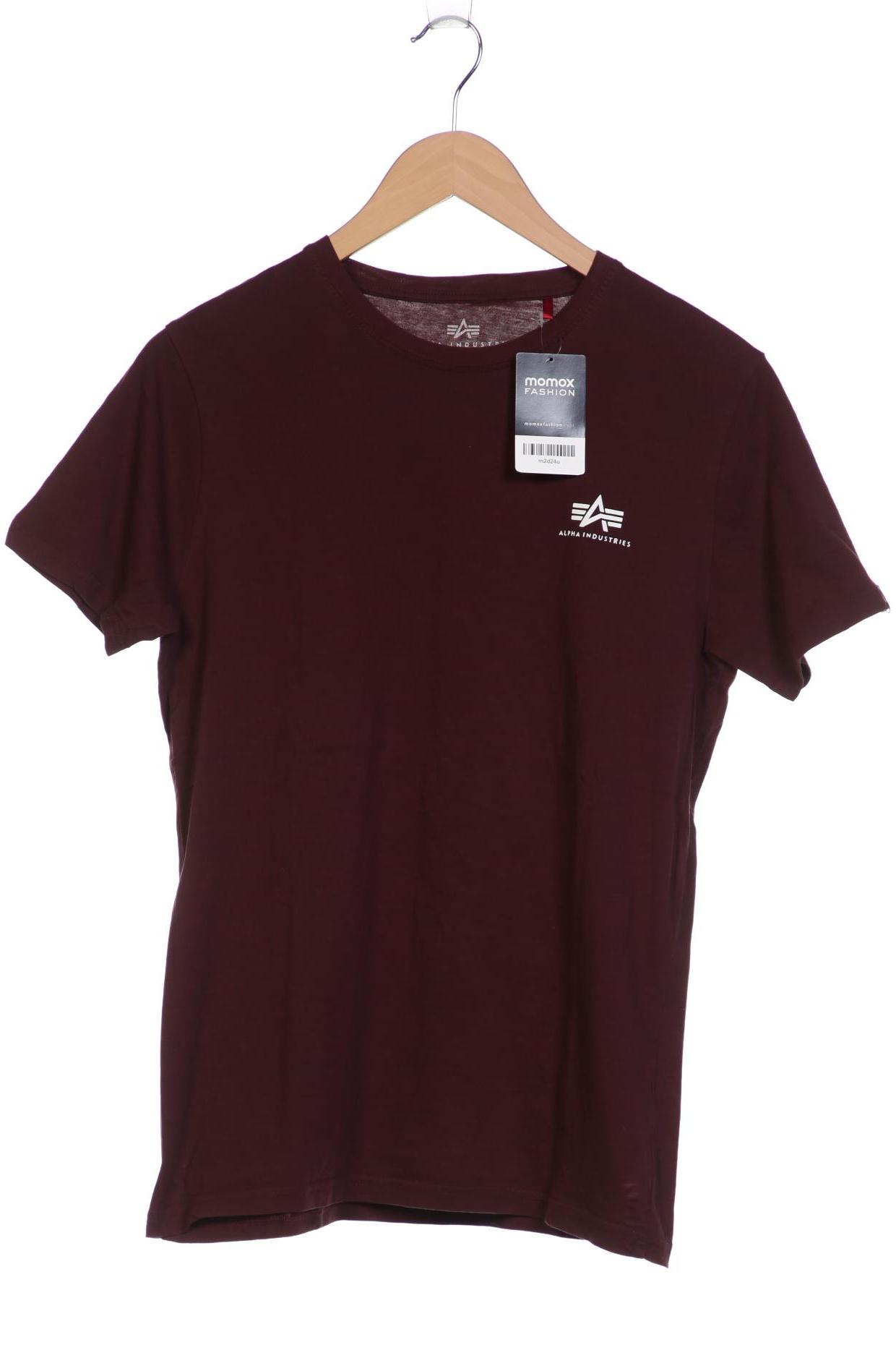 

Alpha industries Herren T-Shirt, bordeaux, Gr. 52