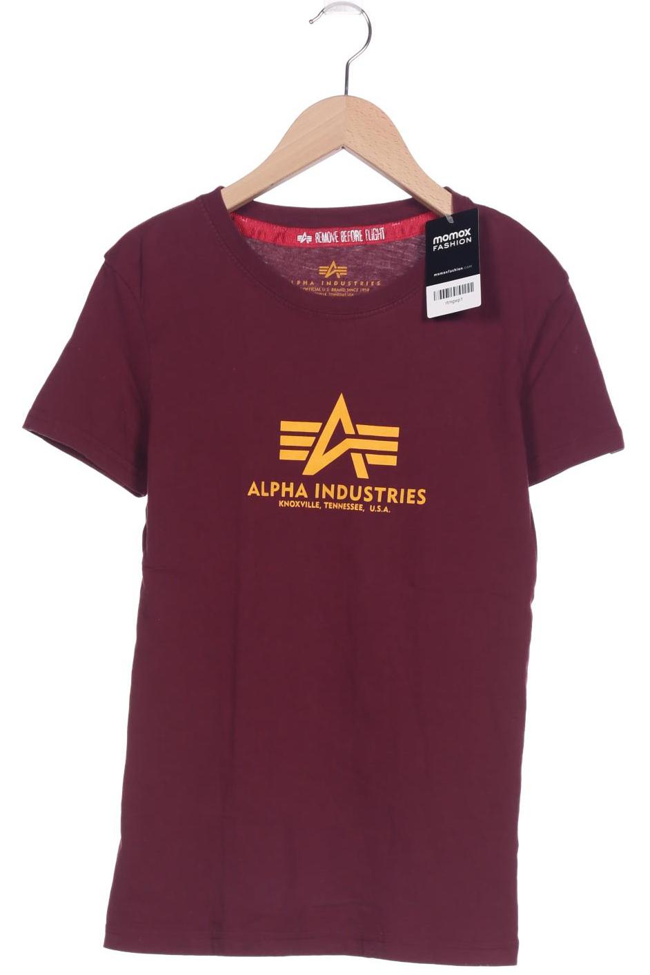 

Alpha industries Herren T-Shirt, bordeaux, Gr. 44