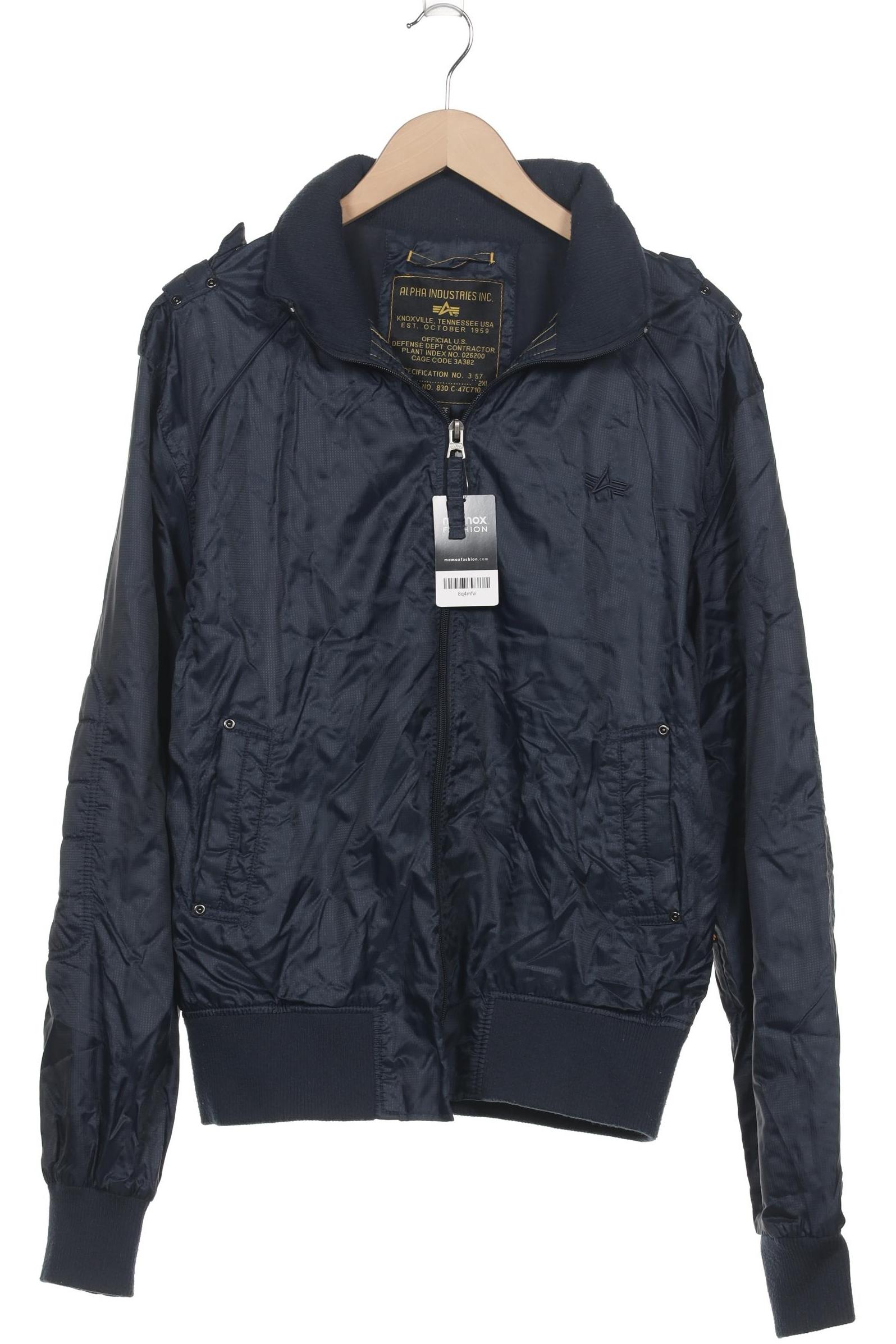 

Alpha industries Herren Jacke, marineblau, Gr. 56