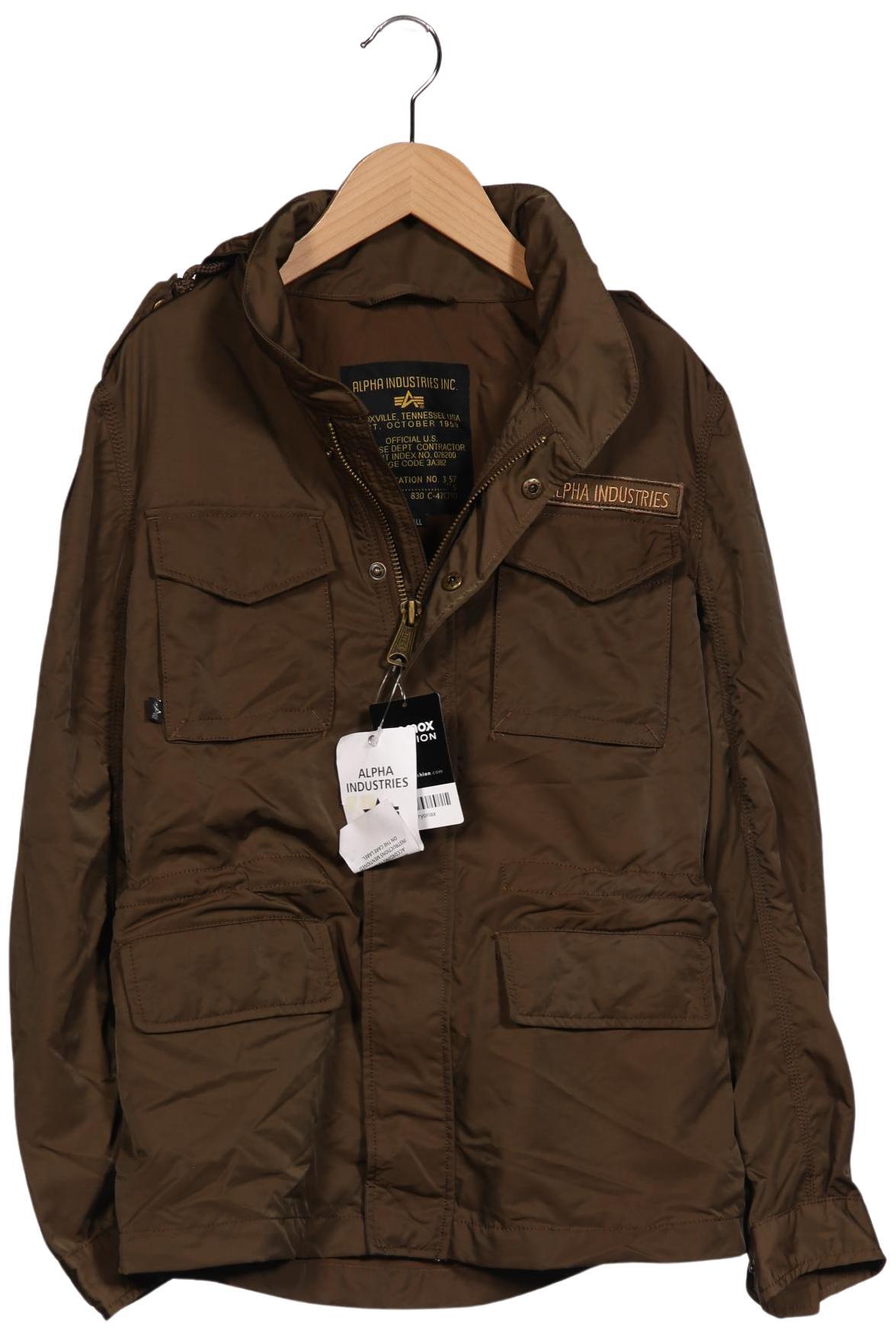 

Alpha industries Herren Jacke, braun, Gr. 46