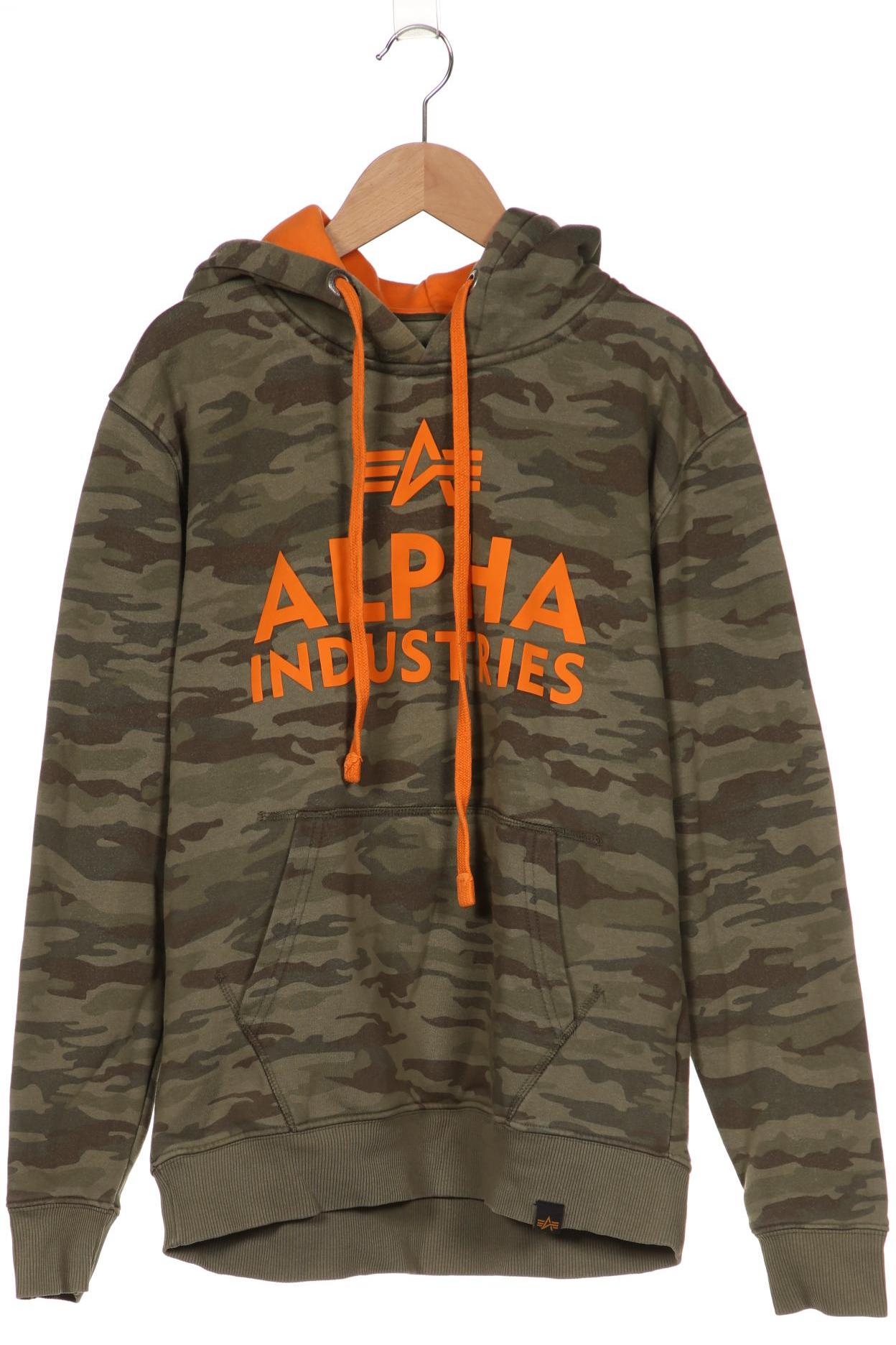 

Alpha industries Herren Kapuzenpullover, grün, Gr. 46
