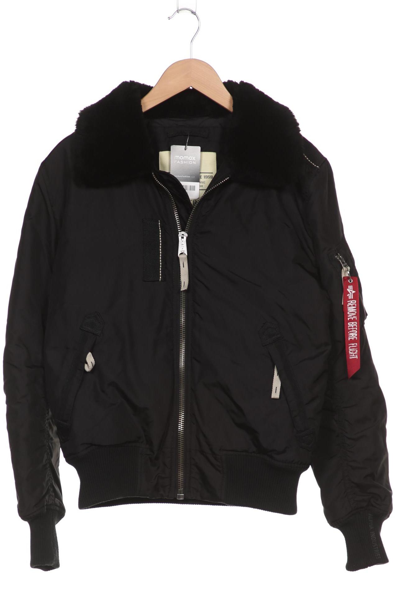 

Alpha industries Herren Jacke, schwarz, Gr. 48