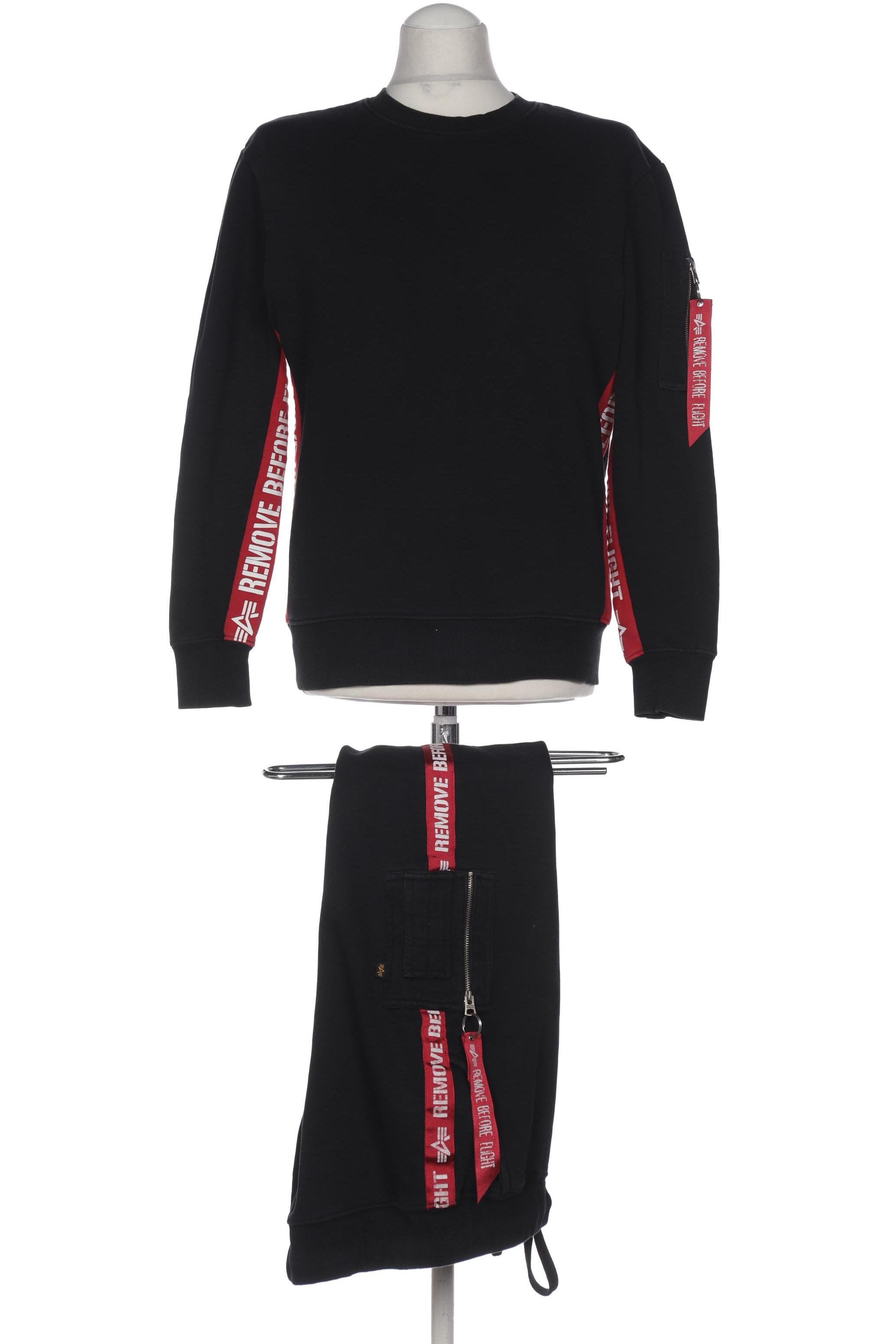 

Alpha industries Herren Anzug, schwarz, Gr. 46