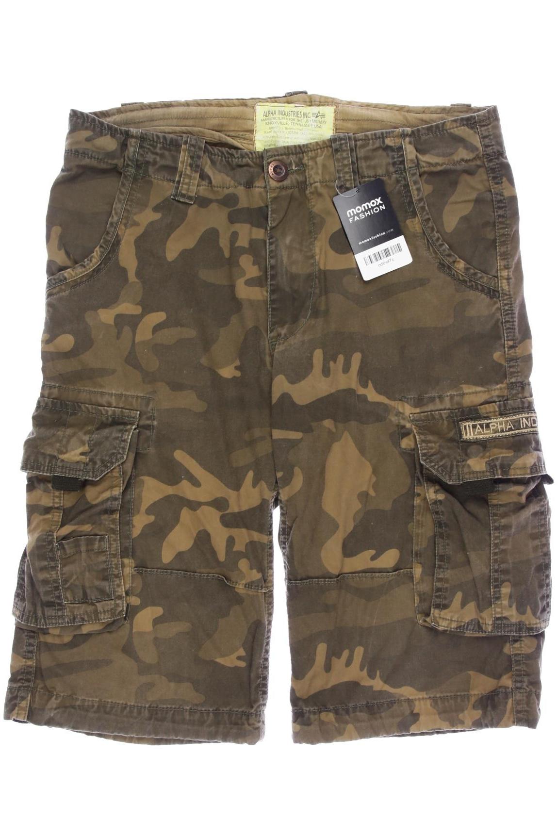 

Alpha industries Herren Shorts, grün, Gr. 31