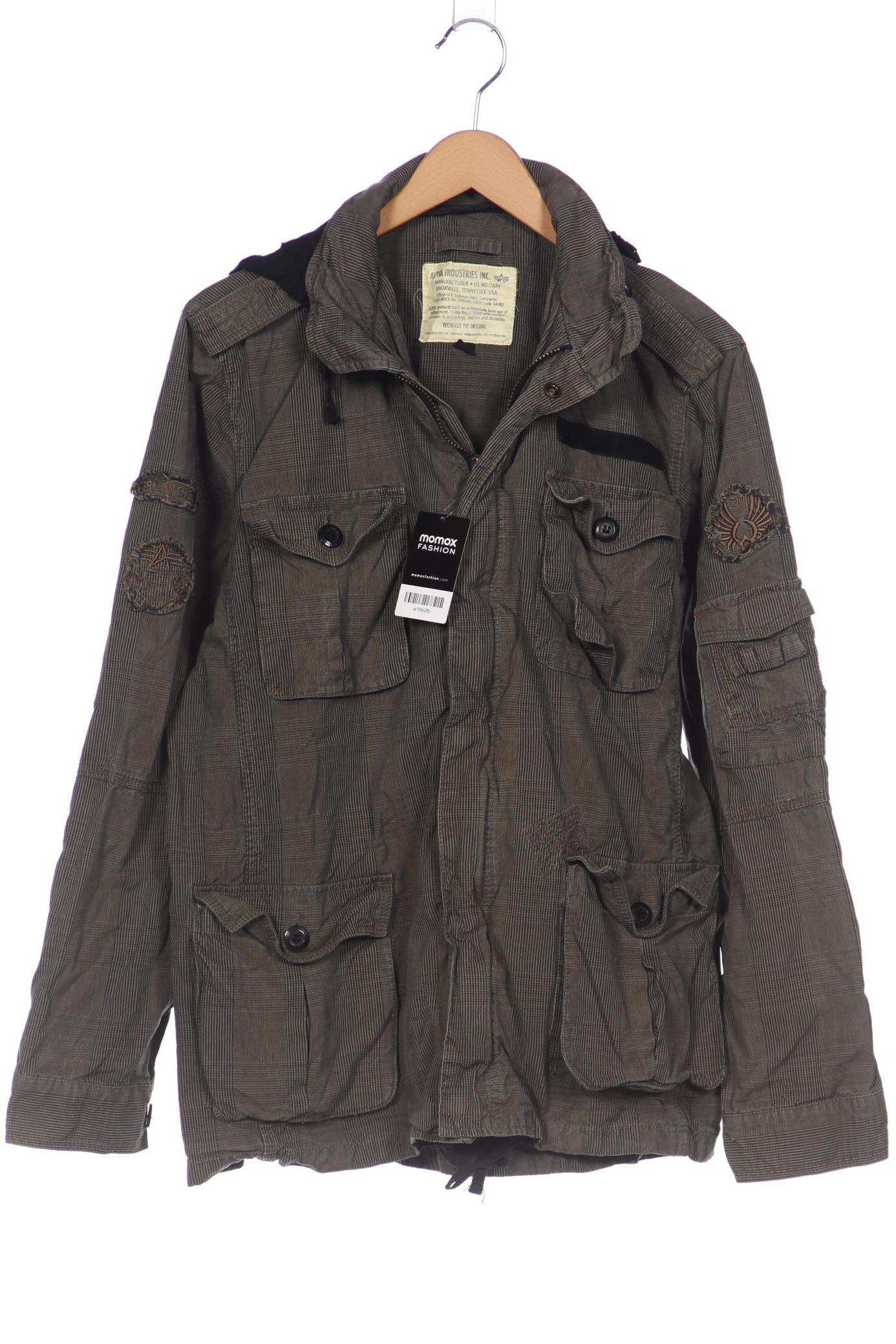 

Alpha industries Herren Jacke, grün, Gr. 54